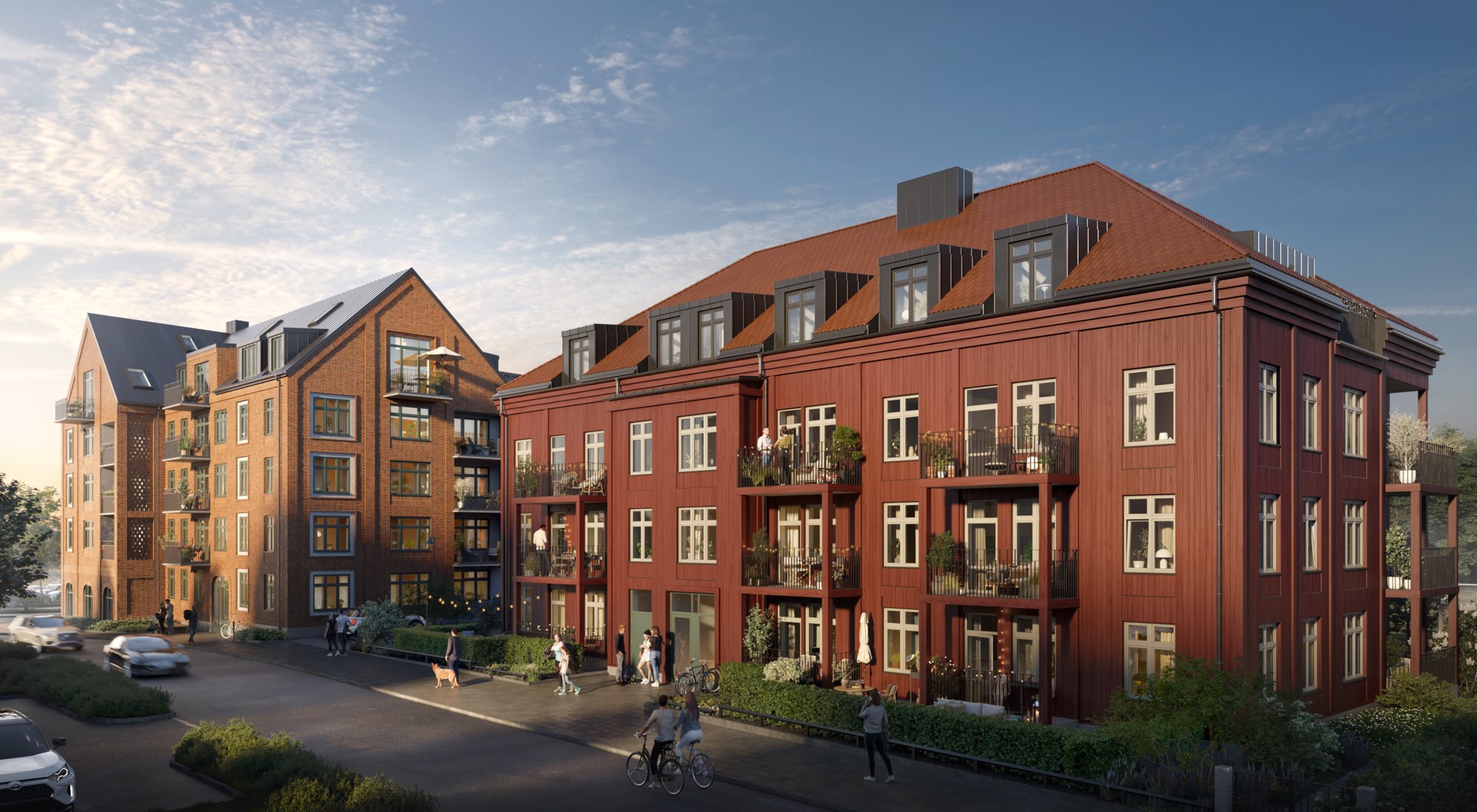 Bostadsbild från Seminariet, Pågående i Luthagen, Uppsala