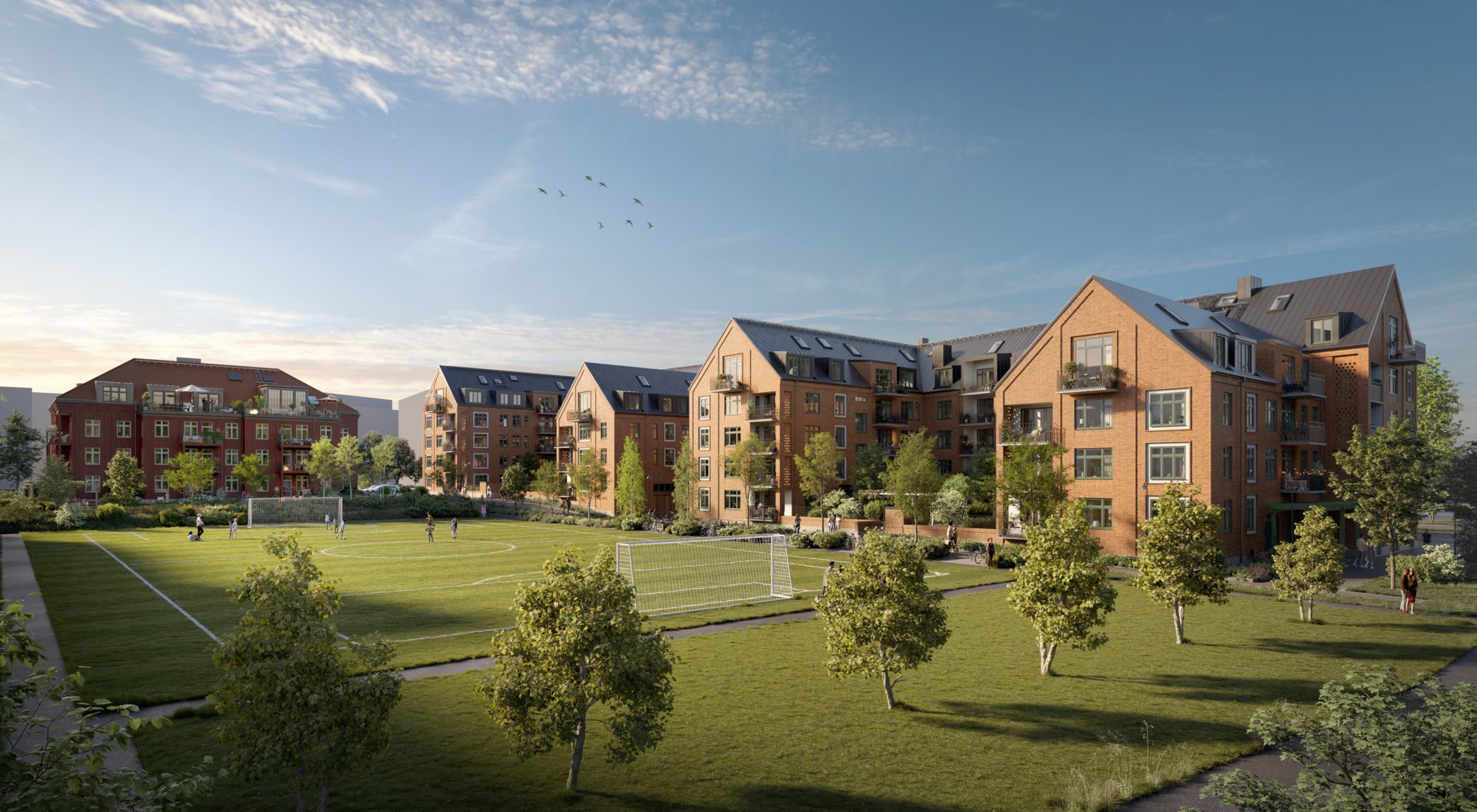 Bostadsbild från Seminariet, Pågående i Luthagen, Uppsala