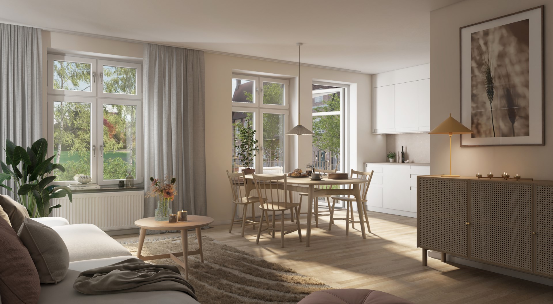 Bostadsbild från Seminariet, Pågående i Luthagen, Uppsala