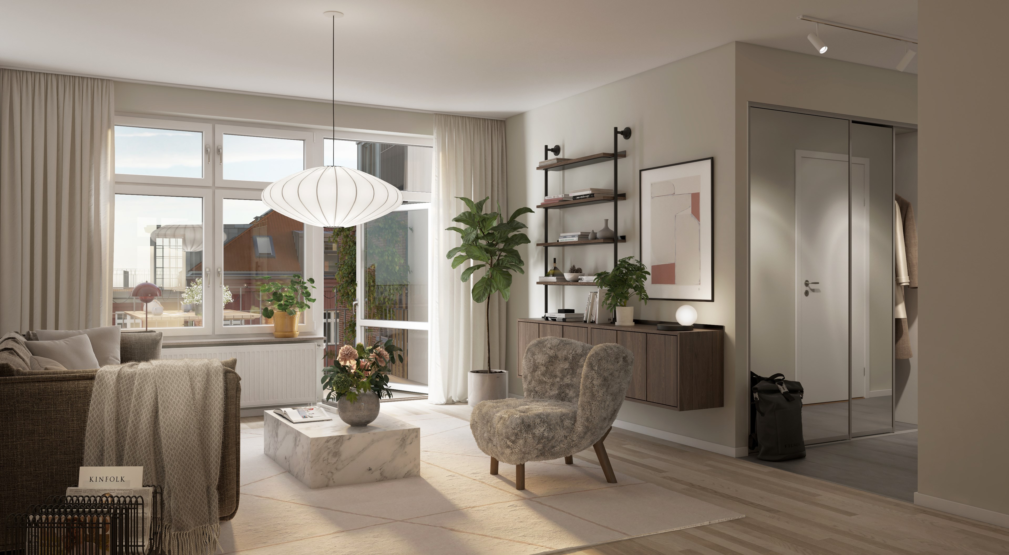 Bostadsbild från Seminariet, Pågående i Luthagen, Uppsala