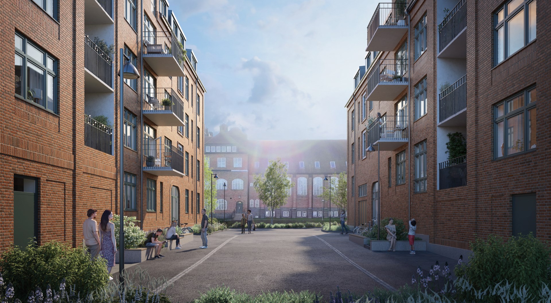 Bostadsbild från Seminariet, Pågående i Luthagen, Uppsala