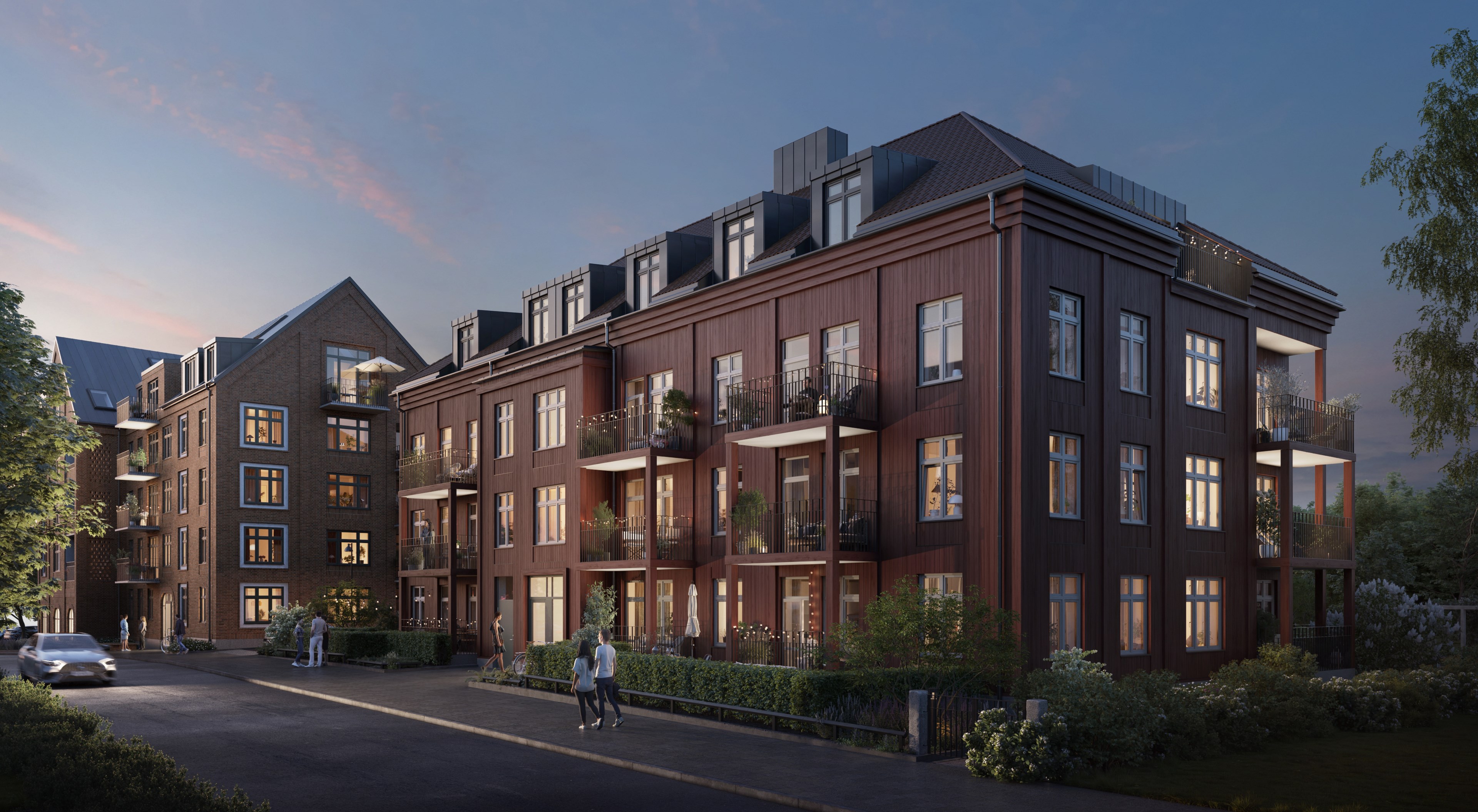 Bostadsbild från Seminariet, Pågående i Luthagen, Uppsala