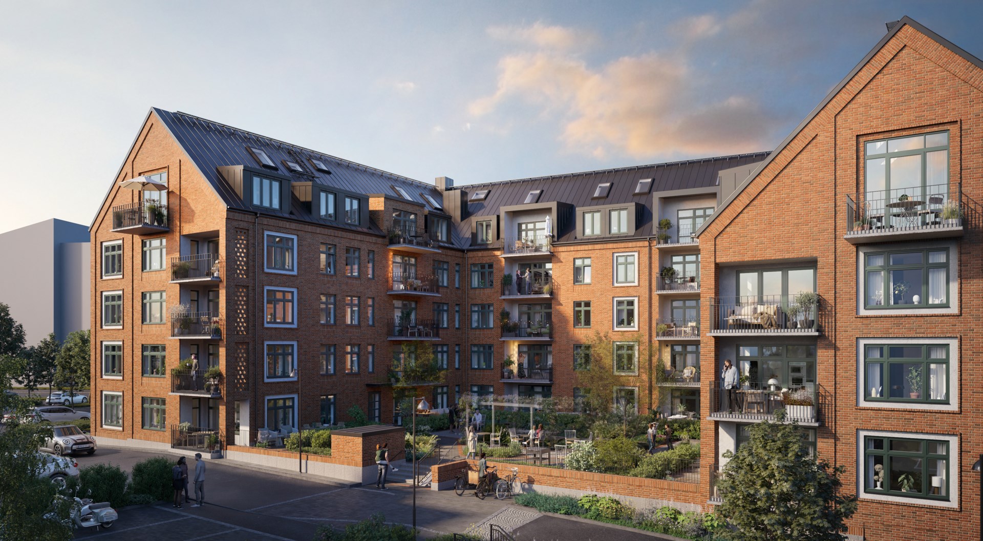 Bostadsbild från Seminariet, Pågående i Luthagen, Uppsala