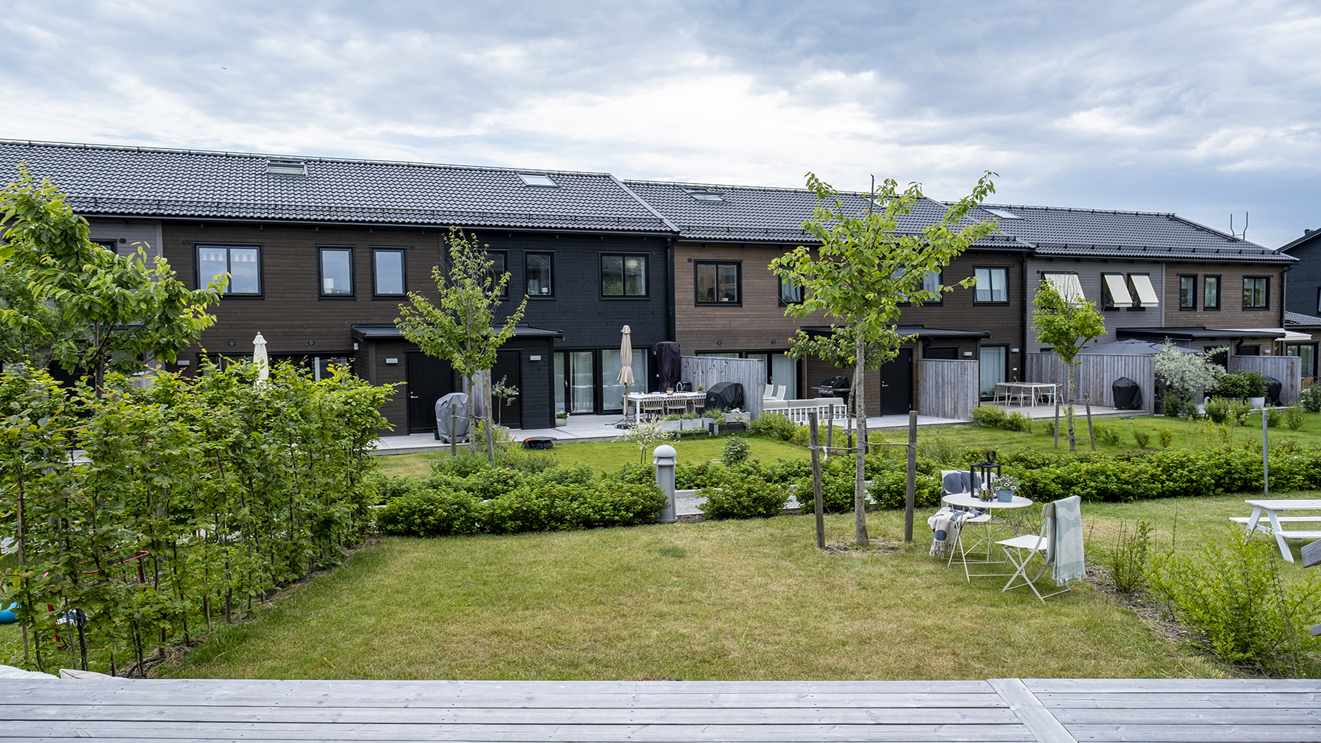 Bostadsbild från Skogsgläntan, Pågående i Älta, Nacka