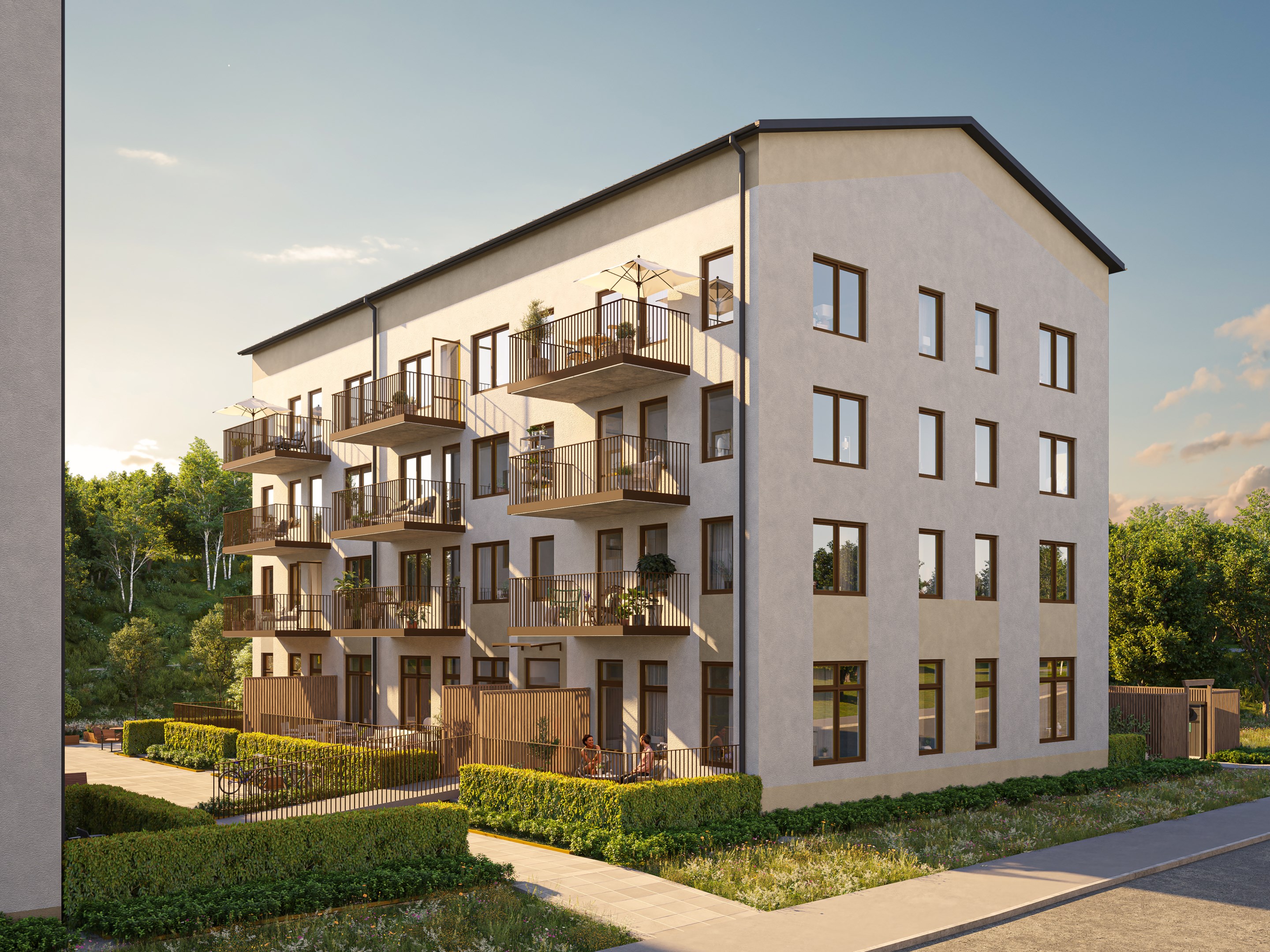 Bostadsbild från Hassellunden, Pågående i Bromma - Olovslund, Stockholm