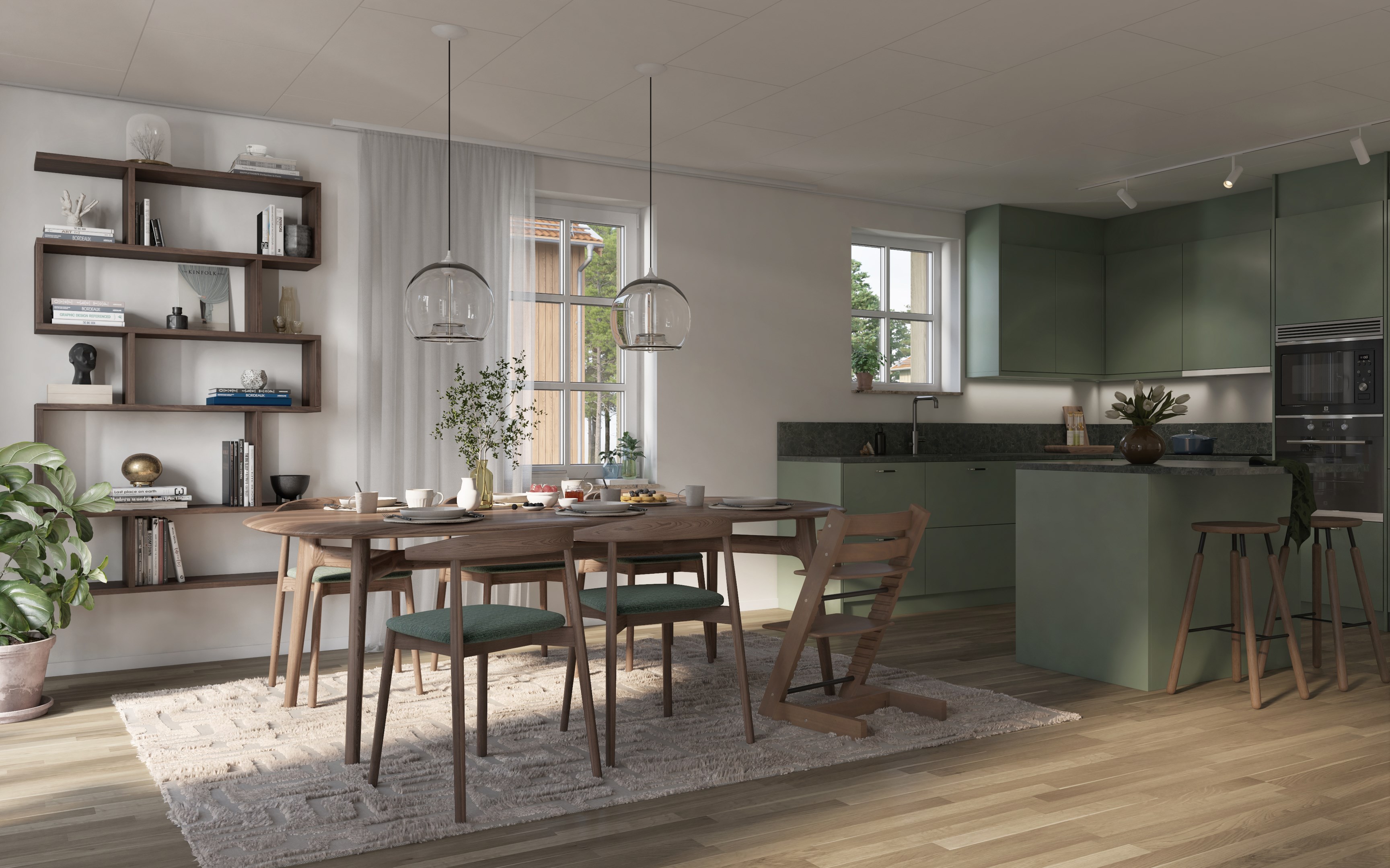 Bostadsbild från Skölsta backe, Pågående i Skölsta, Uppsala