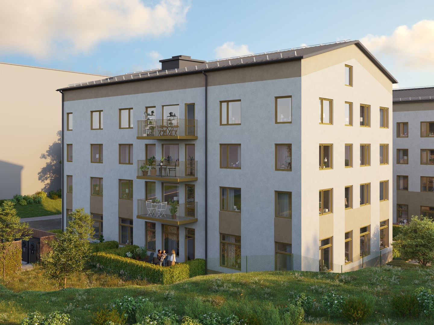 Bostadsbild från Hassellunden, Pågående i Bromma - Olovslund, Stockholm