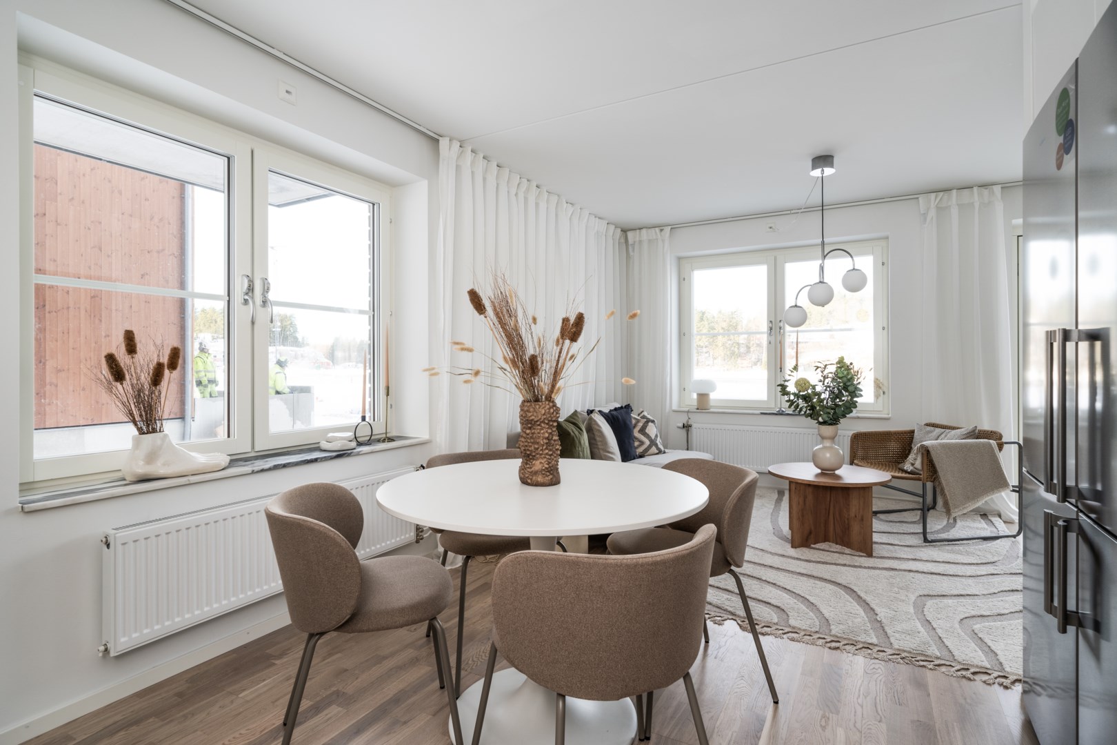 Bostadsbild från Brf Valla, Pågående i Väsjön, Sollentuna