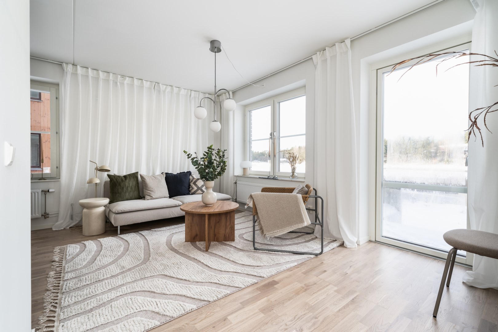 Bostadsbild från Brf Valla, Pågående i Väsjön, Sollentuna