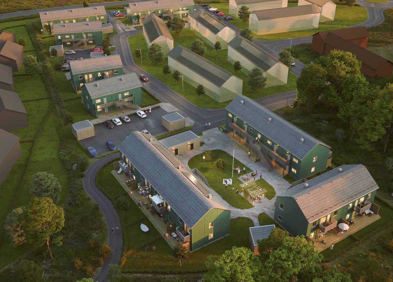 Bostadsbild från BoKlok Flinta, Slutsålt i Gånsta, Enköping