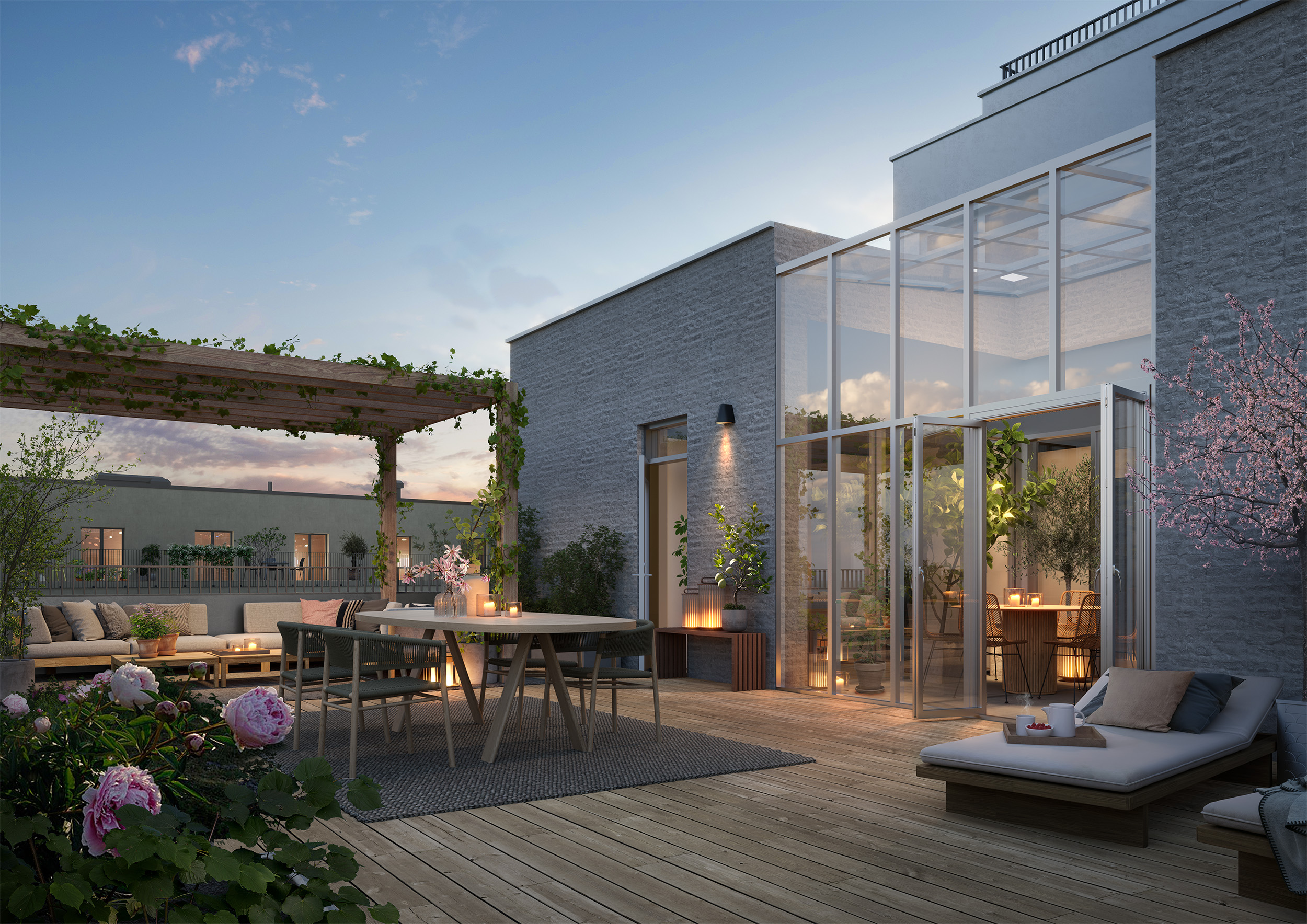 Bostadsbild från Alkemisten, Kommande i Södra Hagalund, Solna