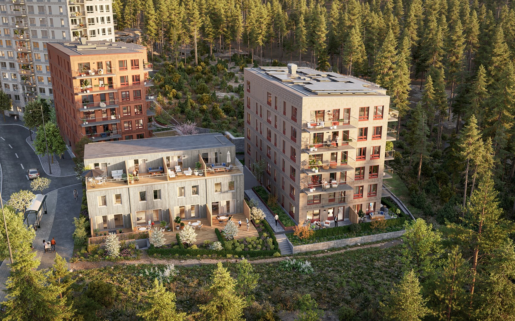 Bostadsbild från Glimmer i Tollare, Pågående i Saltsjö-Boo, Nacka