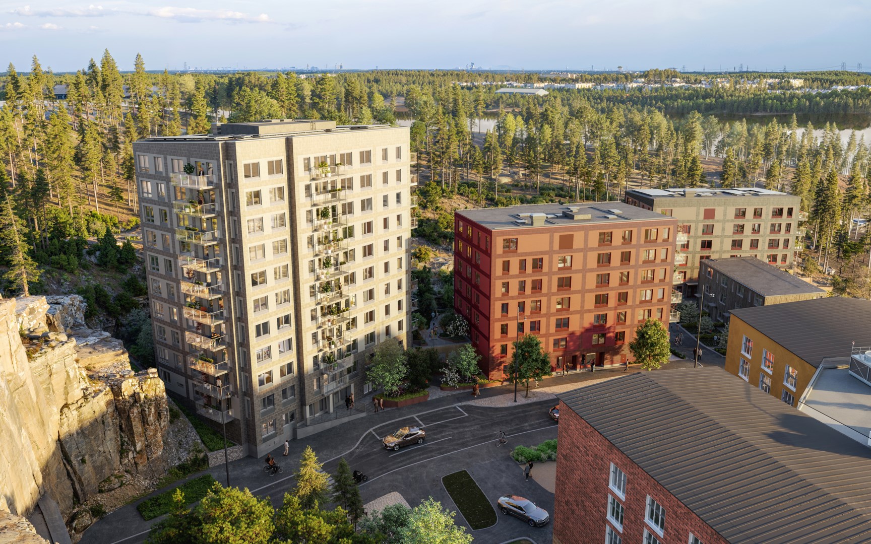 Bostadsbild från Glimmer i Tollare, Pågående i Saltsjö-Boo, Nacka