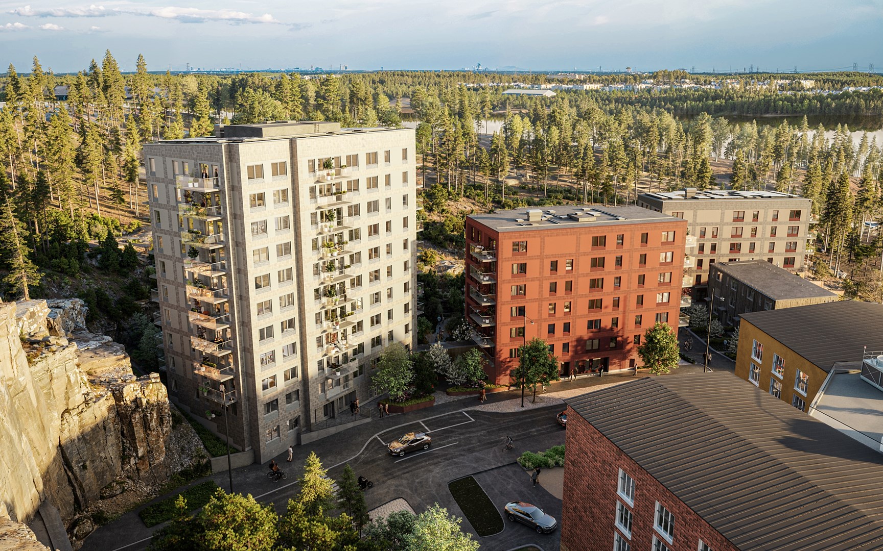 Bostadsbild från Glimmer i Tollare, Pågående i Saltsjö-Boo, Nacka