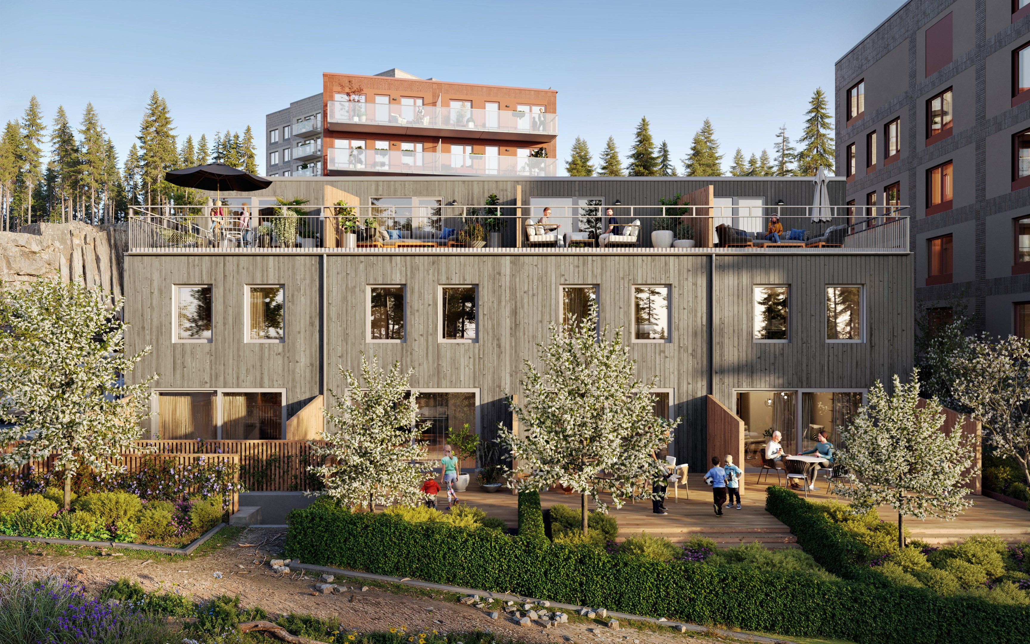 Bostadsbild från Glimmer i Tollare, Pågående i Saltsjö-Boo, Nacka