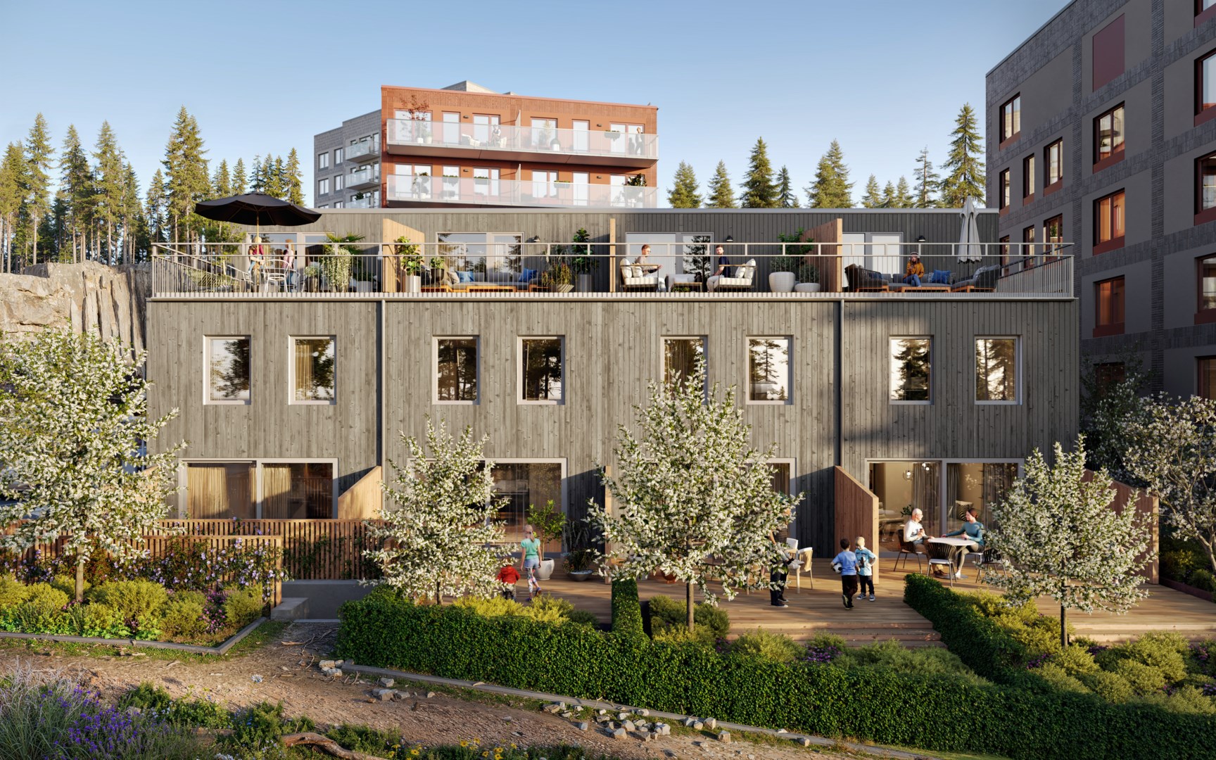 Bostadsbild från Glimmer i Tollare, Pågående i Saltsjö-Boo, Nacka