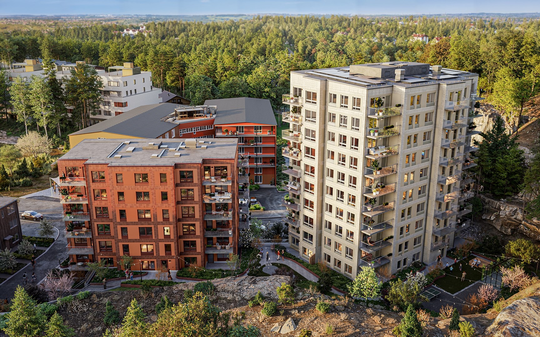 Bostadsbild från Glimmer i Tollare, Pågående i Saltsjö-Boo, Nacka