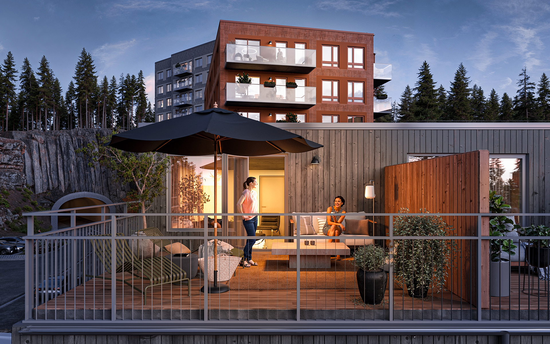 Bostadsbild från Glimmer i Tollare, Pågående i Saltsjö-Boo, Nacka