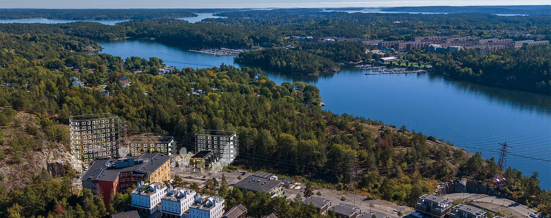 Bostadsbild från Glimmer i Tollare, Pågående i Saltsjö-Boo, Nacka