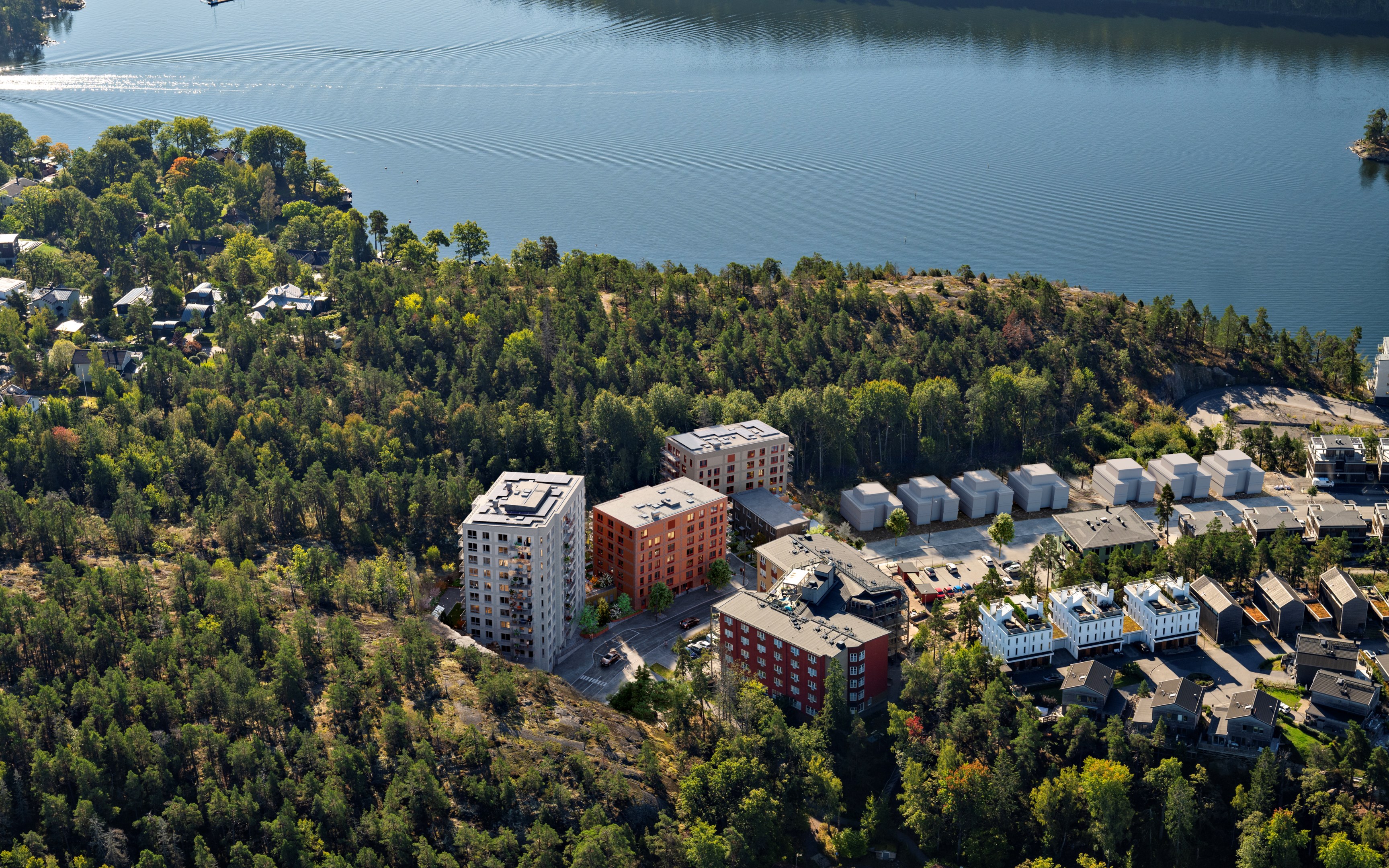 Bostadsbild från Glimmer i Tollare, Pågående i Saltsjö-Boo, Nacka