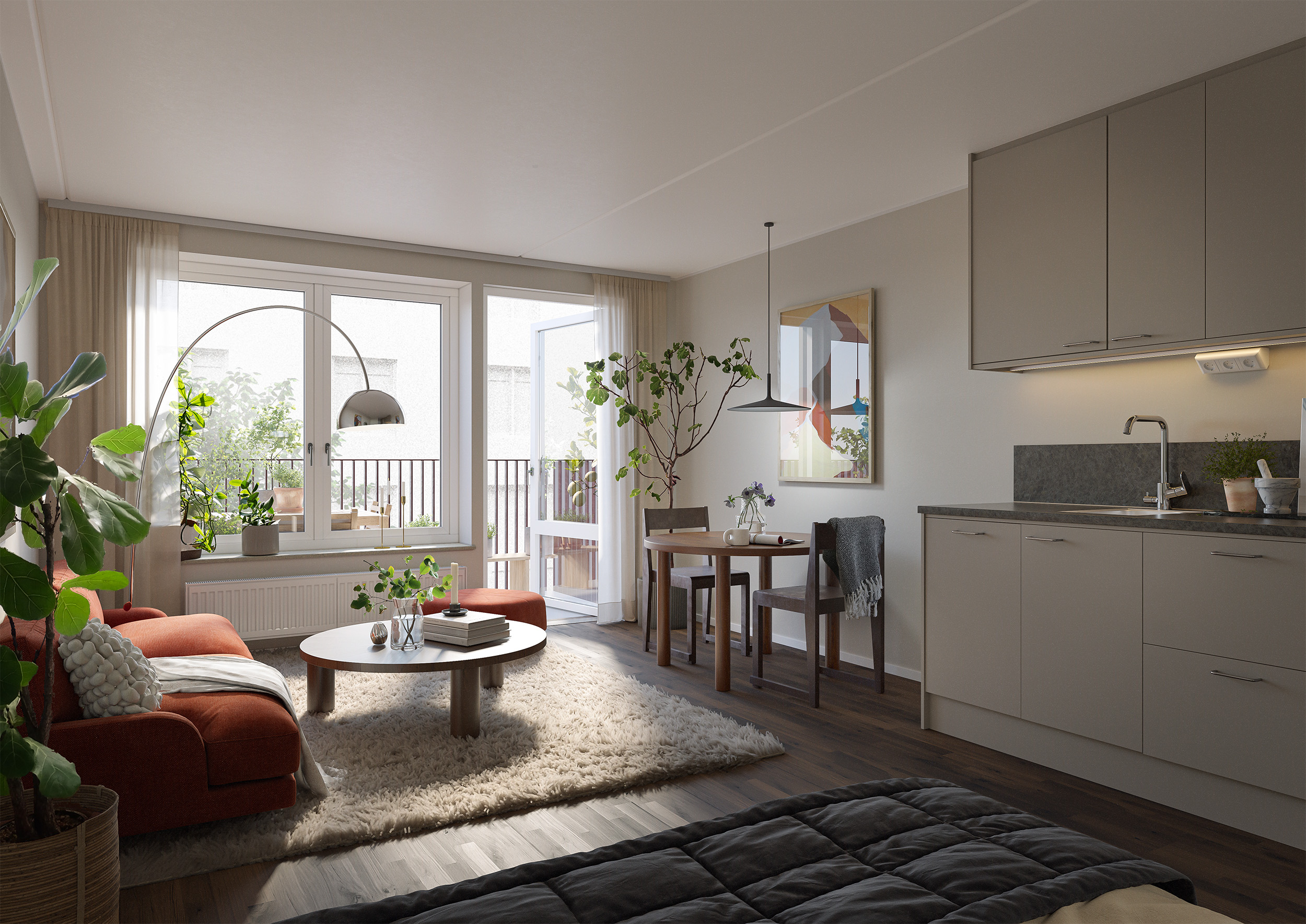 Bostadsbild från Karaktären, Kommande i Veddestaden, Järfälla