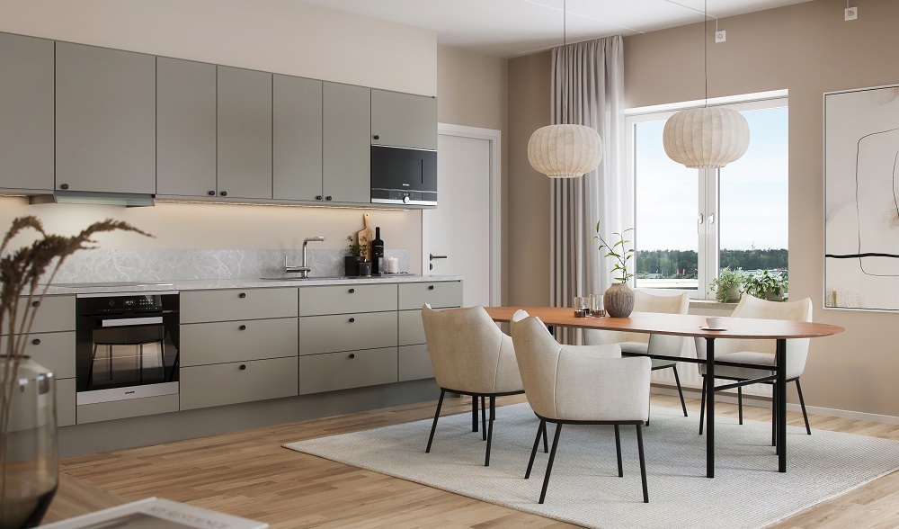 Bostadsbild från Barkarby Pluss 2, Pågående i Barkarbystaden, Järfälla