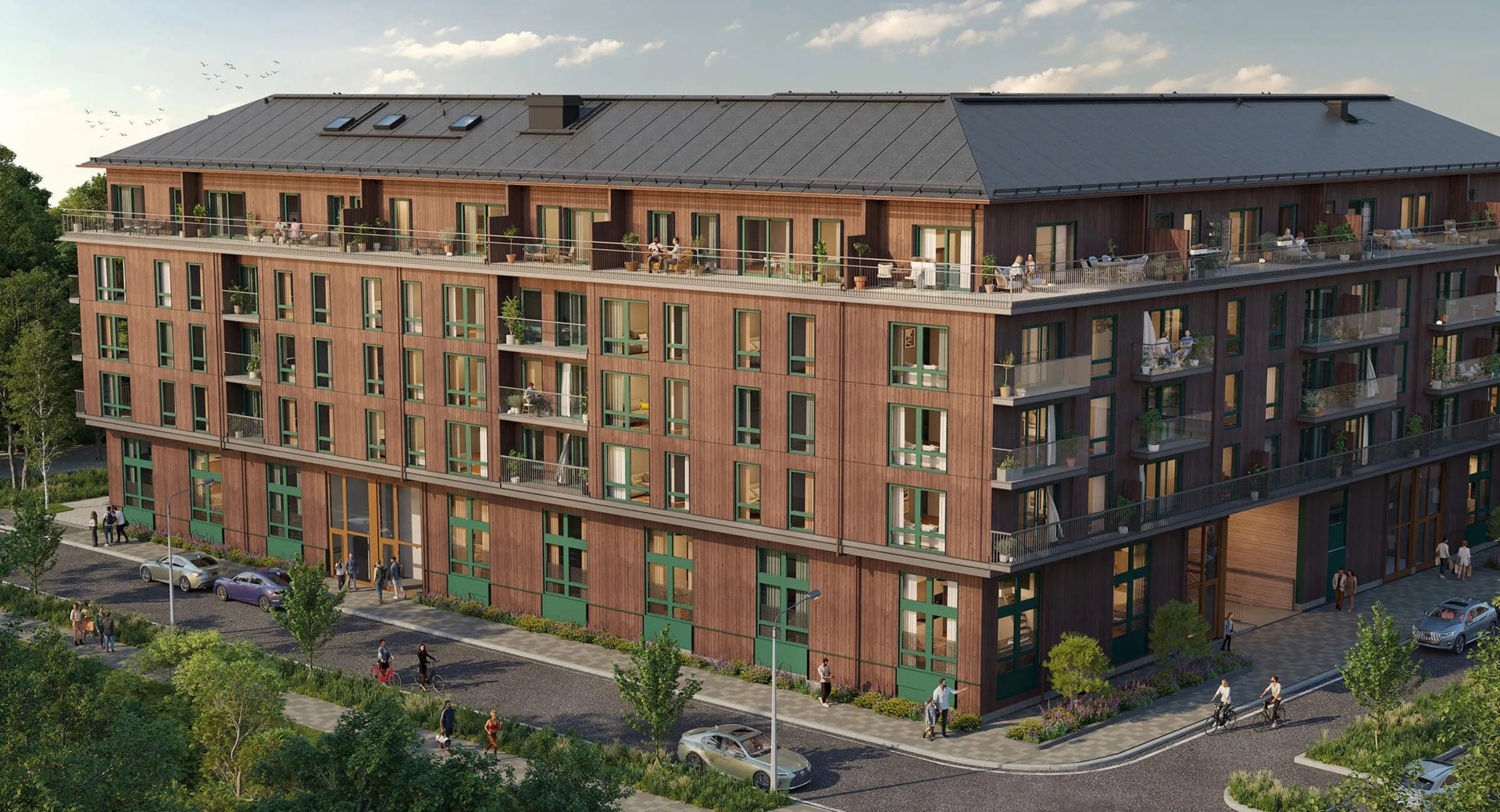 Bostadsbild från Klockaren i Luthagen, Pågående i Luthagen, Uppsala