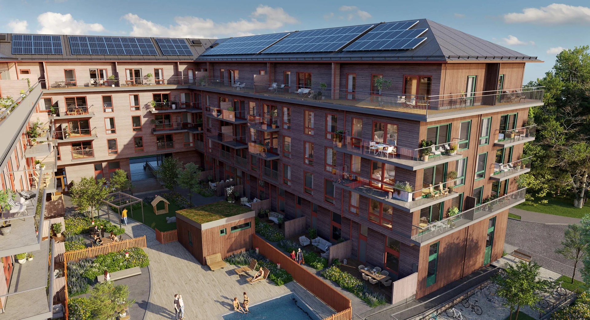 Bostadsbild från Klockaren i Luthagen, Pågående i Luthagen, Uppsala