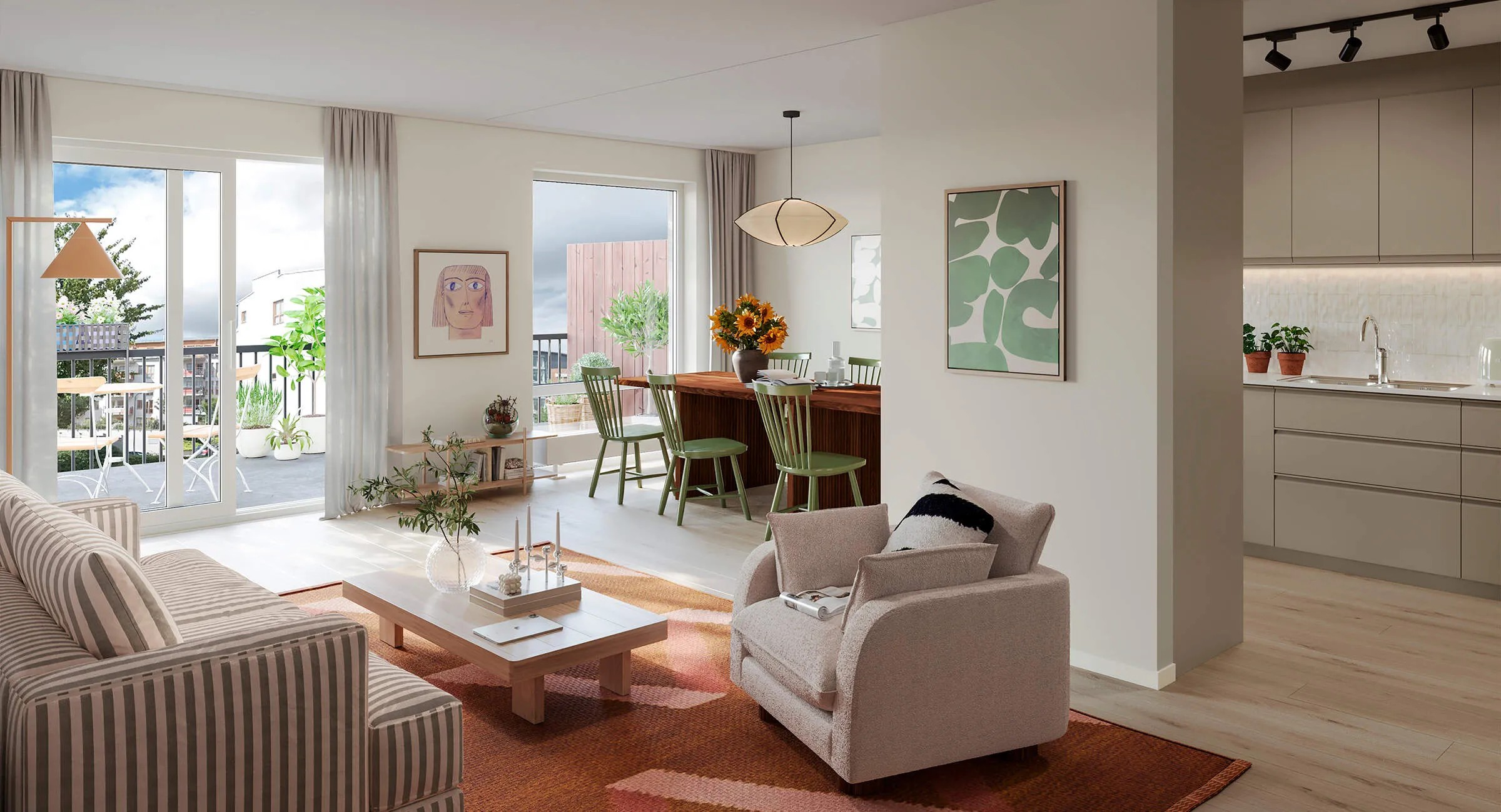 Bostadsbild från Klockaren i Luthagen, Pågående i Luthagen, Uppsala