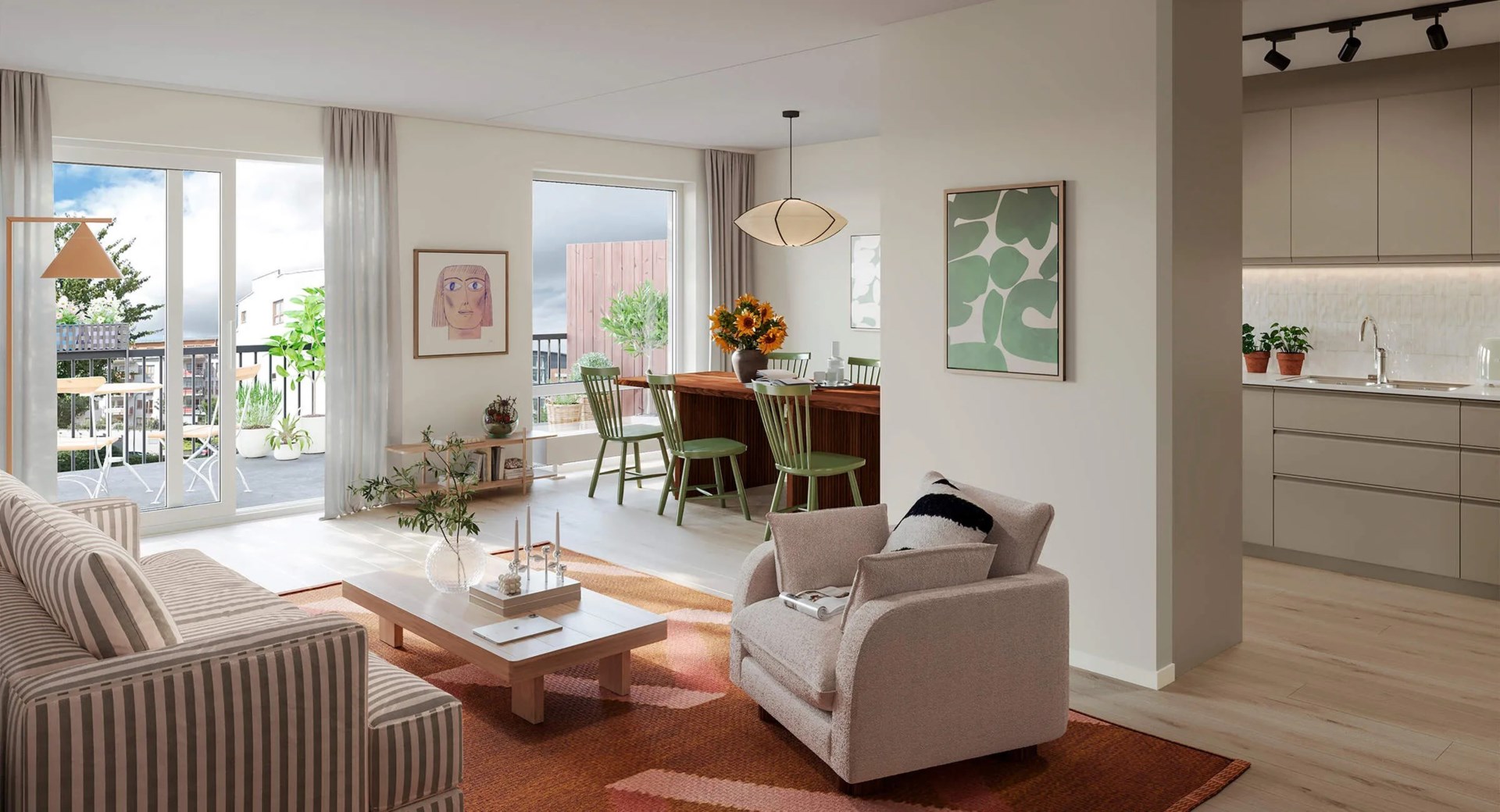 Bostadsbild från Klockaren i Luthagen, Pågående i Luthagen, Uppsala