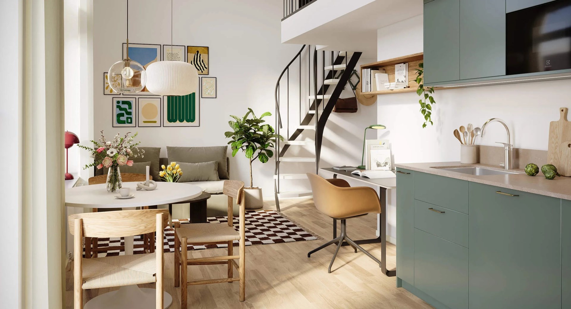 Bostadsbild från Klockaren i Luthagen, Pågående i Luthagen, Uppsala