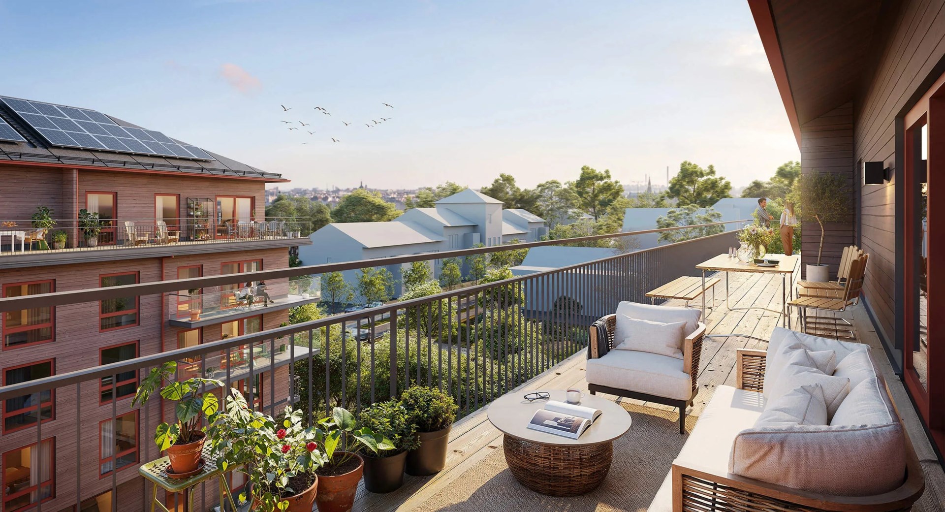 Bostadsbild från Klockaren i Luthagen, Pågående i Luthagen, Uppsala