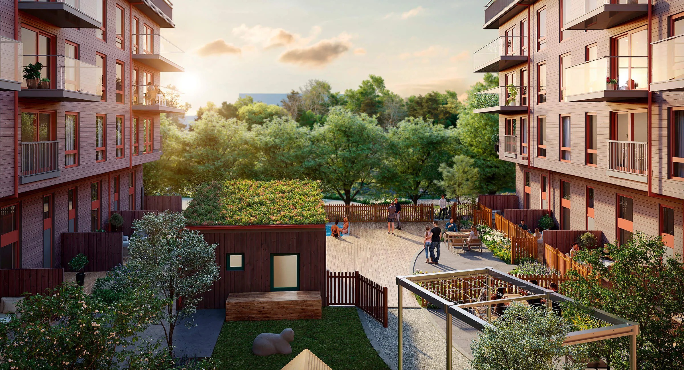 Bostadsbild från Klockaren i Luthagen, Pågående i Luthagen, Uppsala