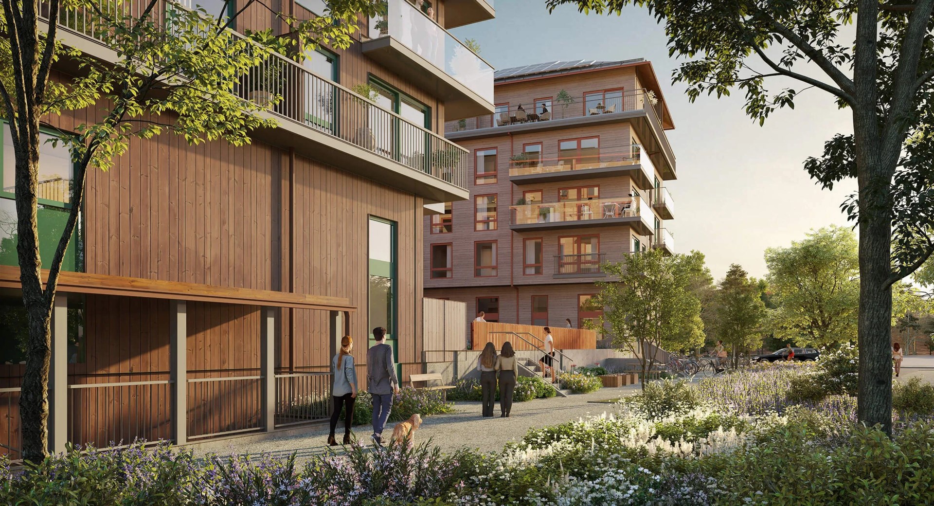 Bostadsbild från Klockaren i Luthagen, Pågående i Luthagen, Uppsala