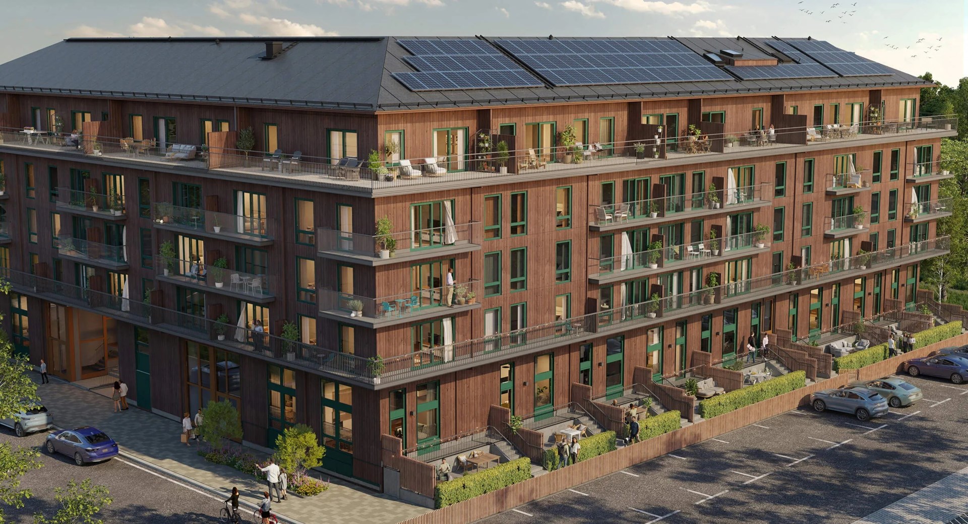 Bostadsbild från Klockaren i Luthagen, Pågående i Luthagen, Uppsala