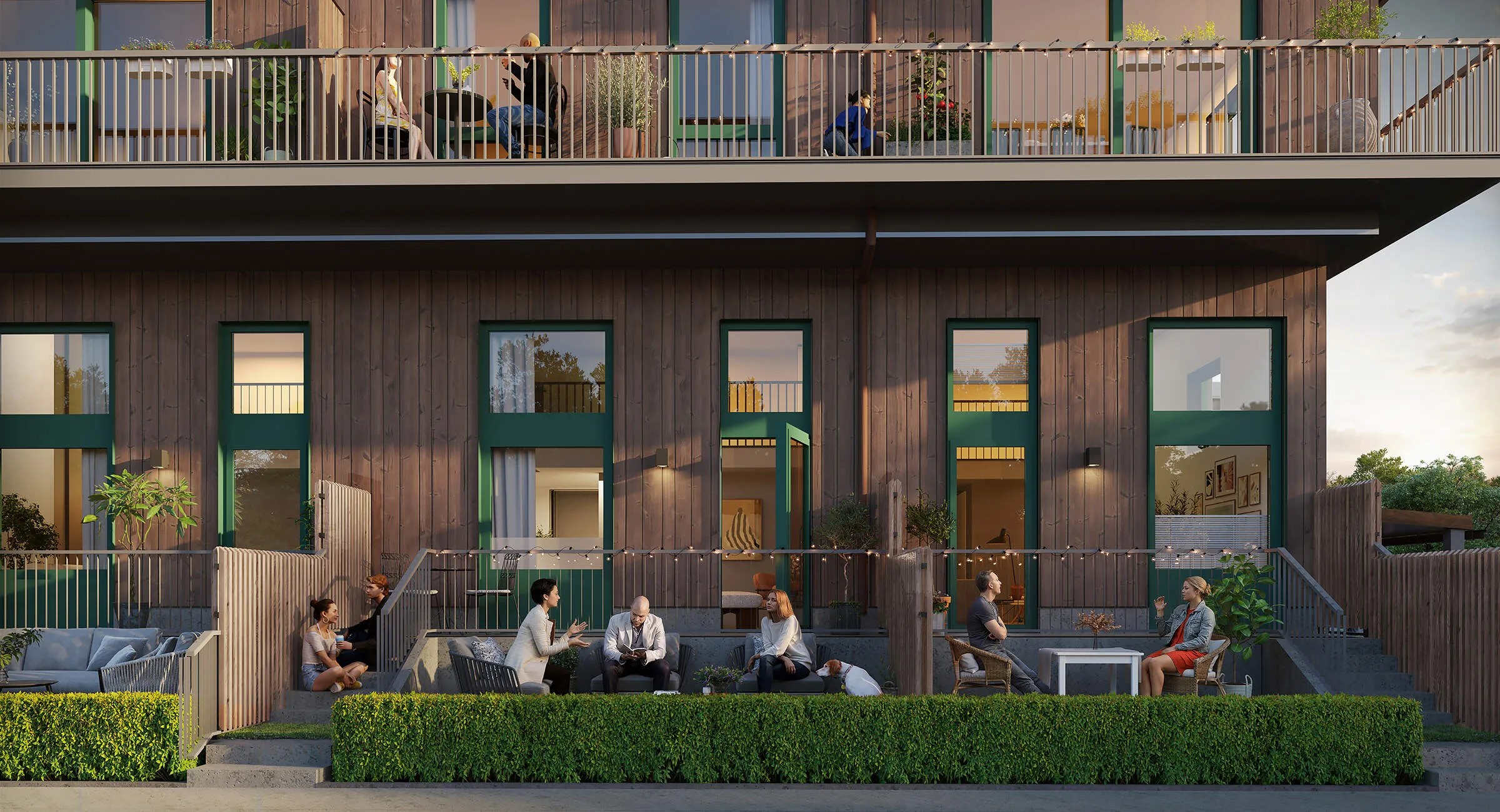 Bostadsbild från Klockaren i Luthagen, Pågående i Luthagen, Uppsala