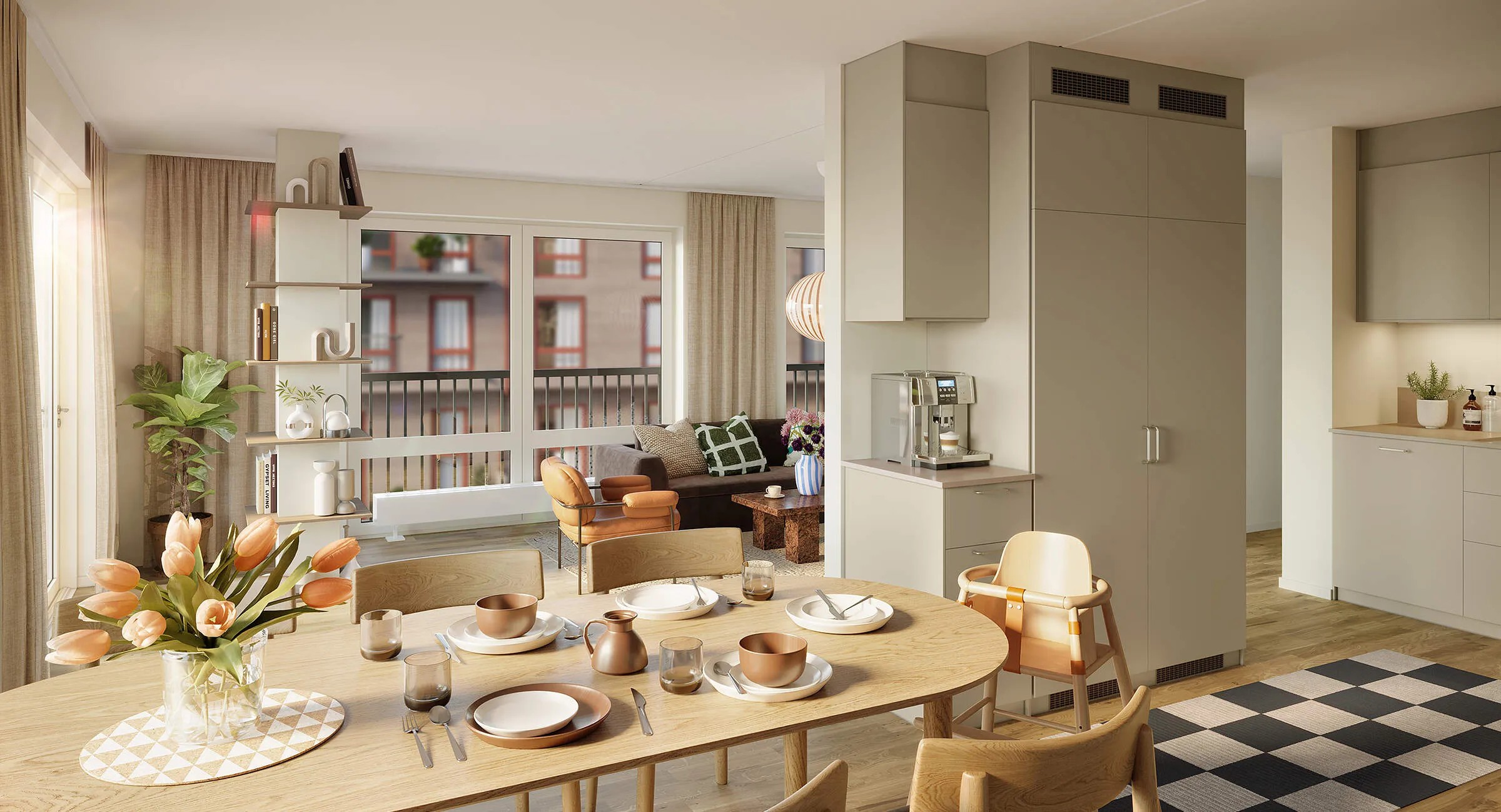 Bostadsbild från Klockaren i Luthagen, Pågående i Luthagen, Uppsala