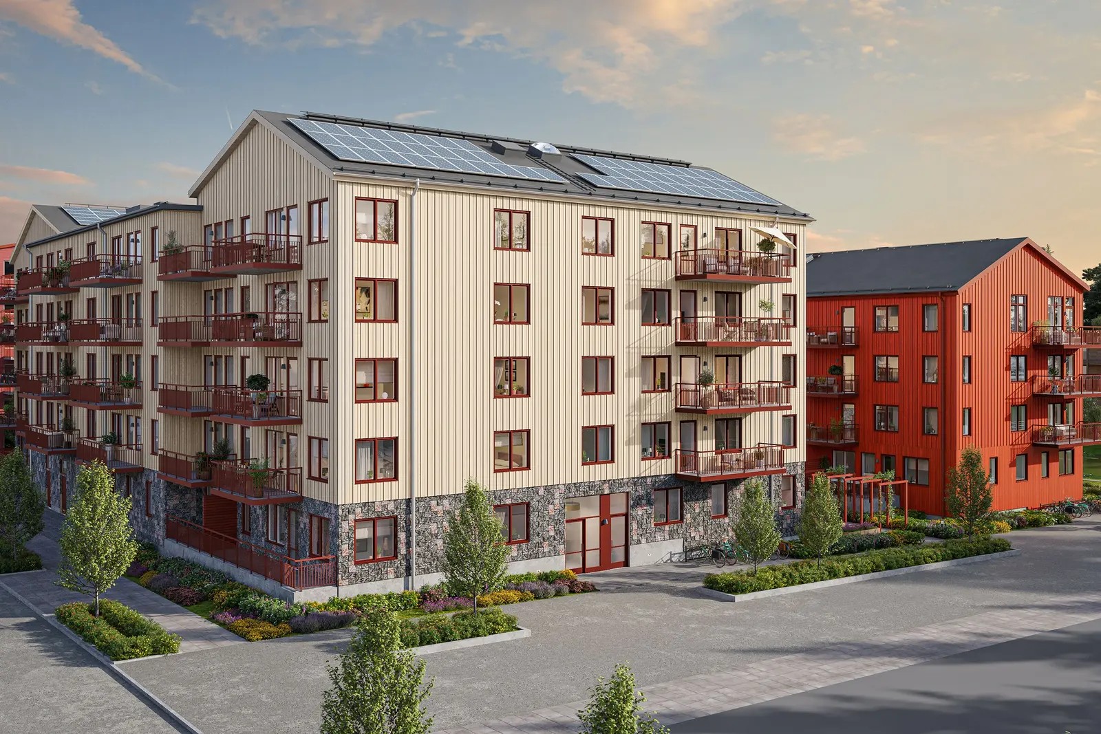 Bostadsbild från Bonica, Pågående i Rosendal, Uppsala