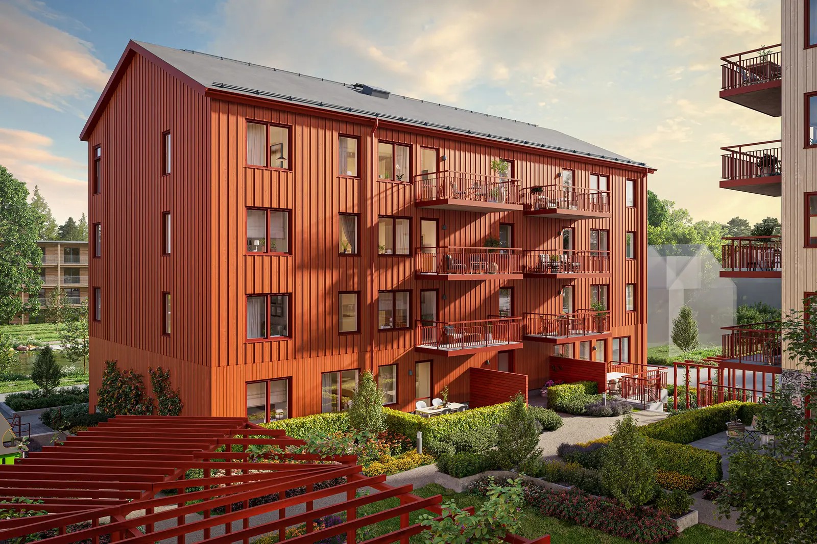 Bostadsbild från Bonica, Pågående i Rosendal, Uppsala