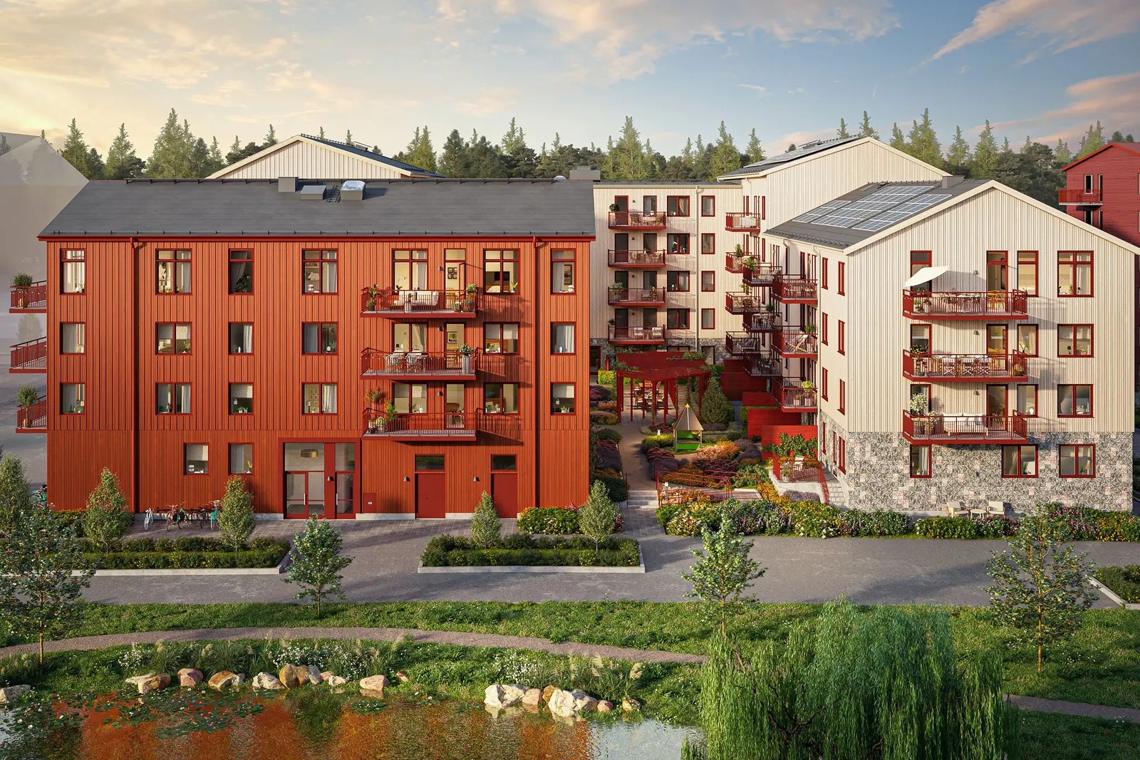 Bostadsbild från Bonica, Pågående i Rosendal, Uppsala