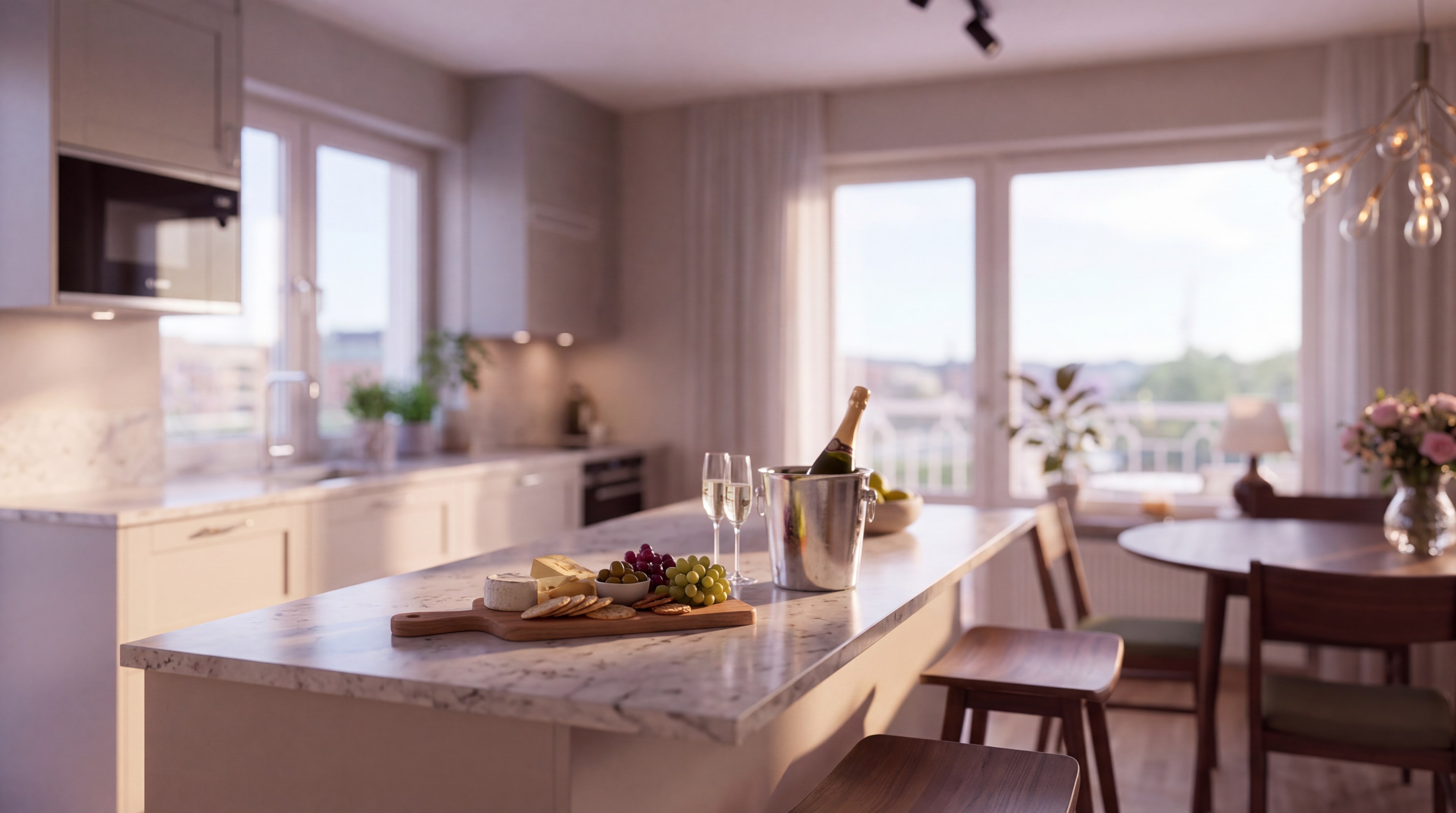 Bostadsbild från Sjöutsikten, Pågående i Väsjön, Sollentuna