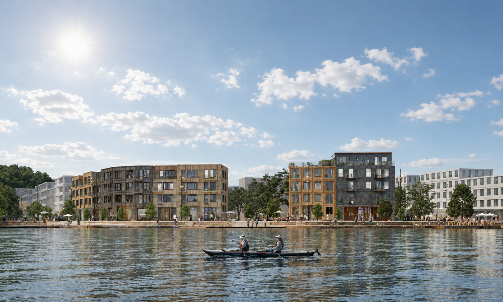 Bostadsbild från Sjöutsikten, Kommande i Väsjön, Sollentuna