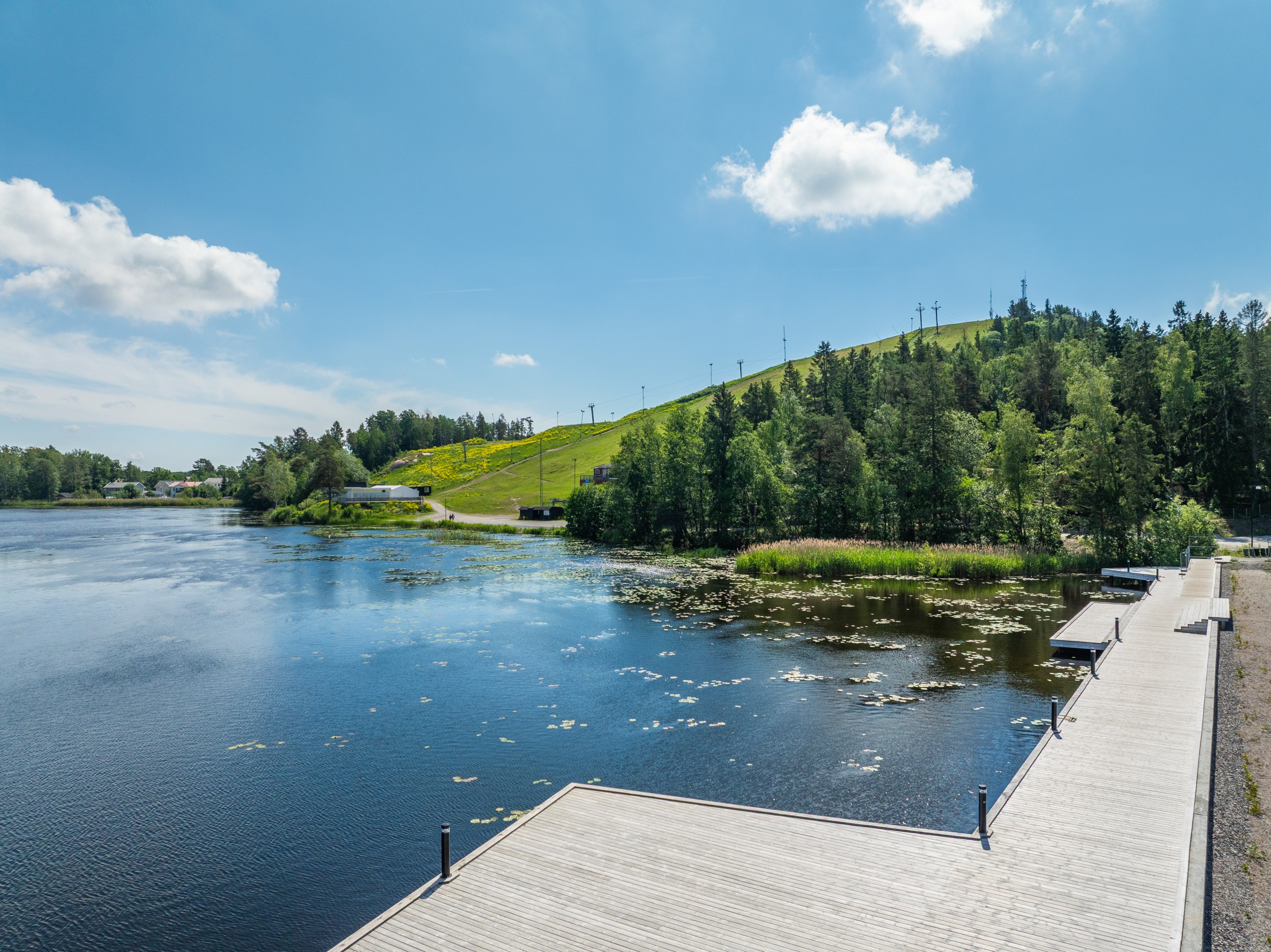 Bostadsbild från Sjöutsikten, Pågående i Väsjön, Sollentuna