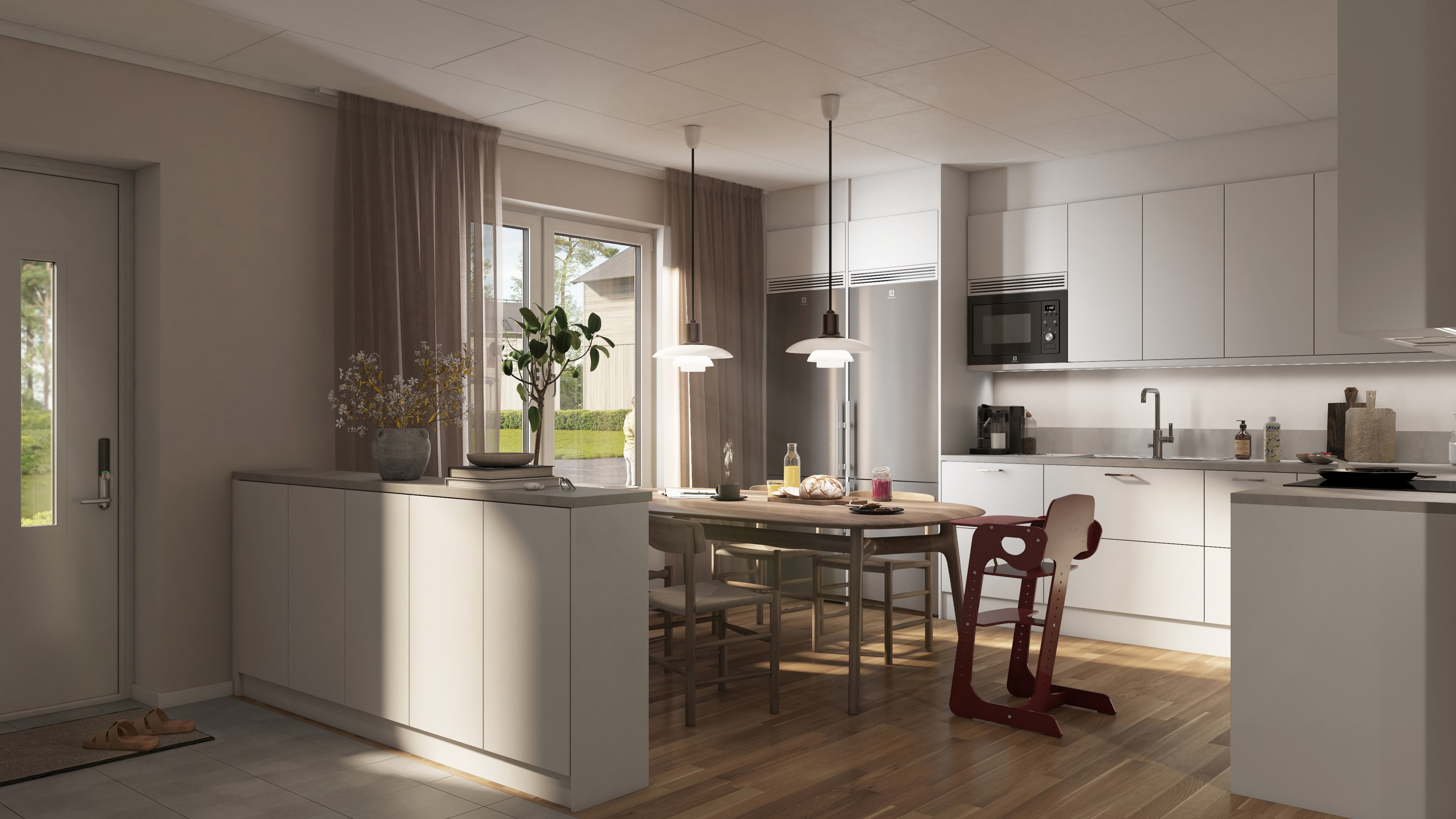 Bostadsbild från Skölsta glänta, Pågående i Skölsta, Uppsala