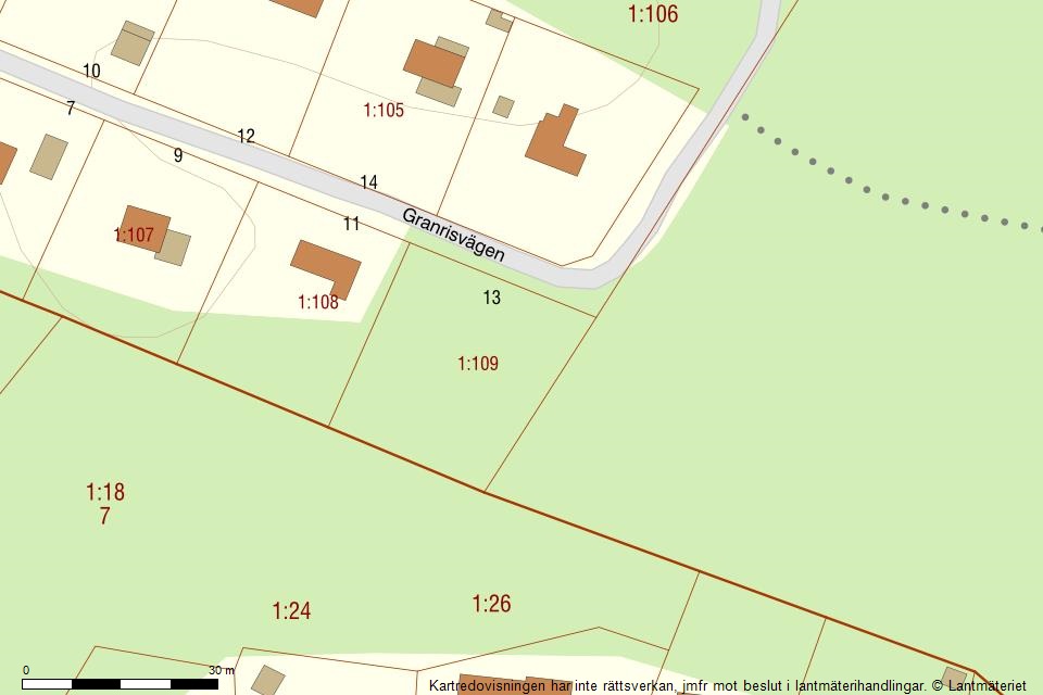 Bostadsbild från Granrisvägen 13, Såld i Skölsta, Uppsala