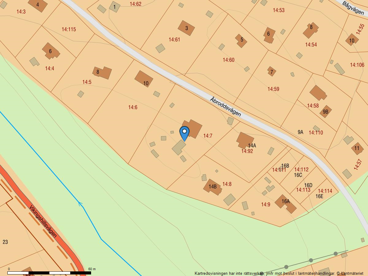 Bostadsbild från Åbroddsvägen 12, Såld i Vikingshill, Nacka