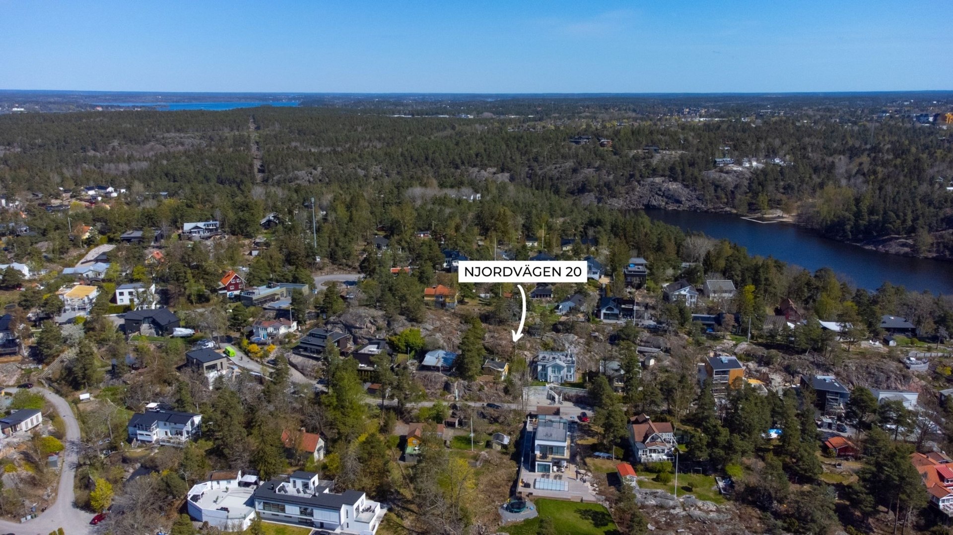 Bostadsbild från Njordvägen 20, Såld i Björknäs, Nacka