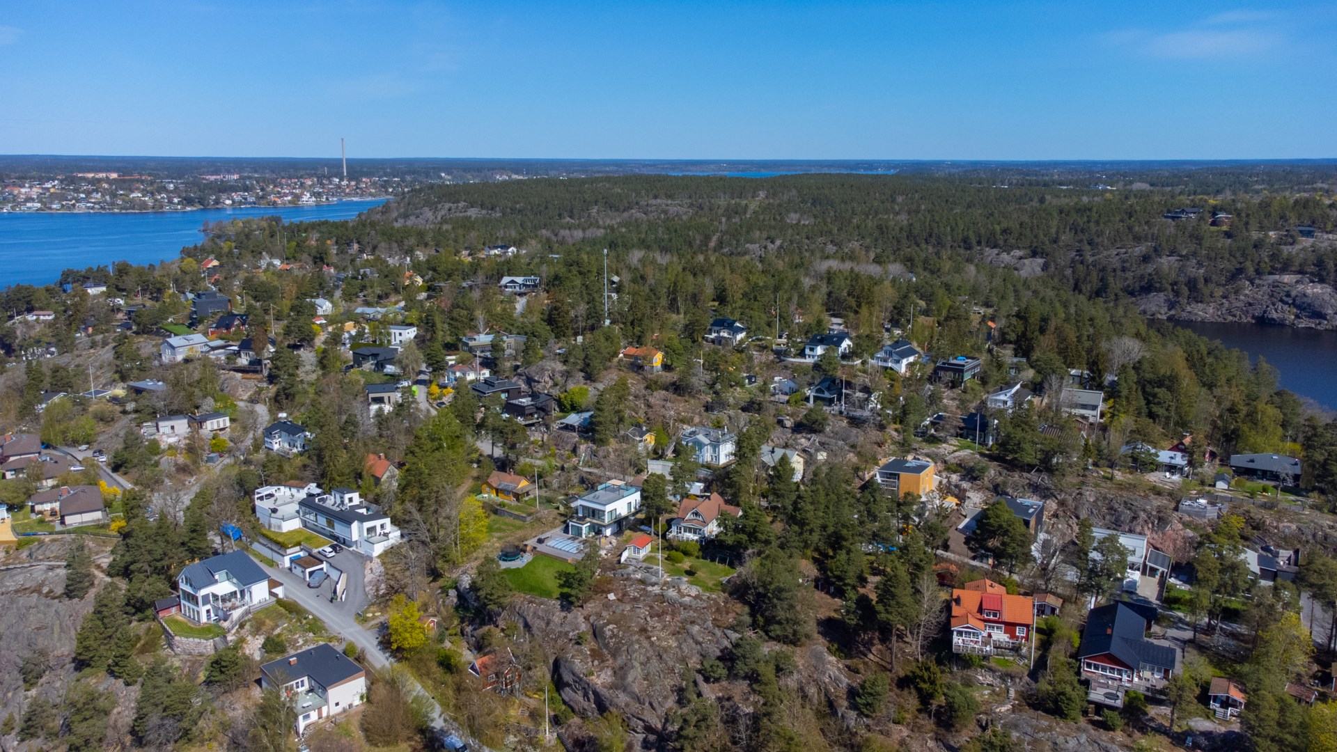 Bostadsbild från Njordvägen 20, Såld i Björknäs, Nacka