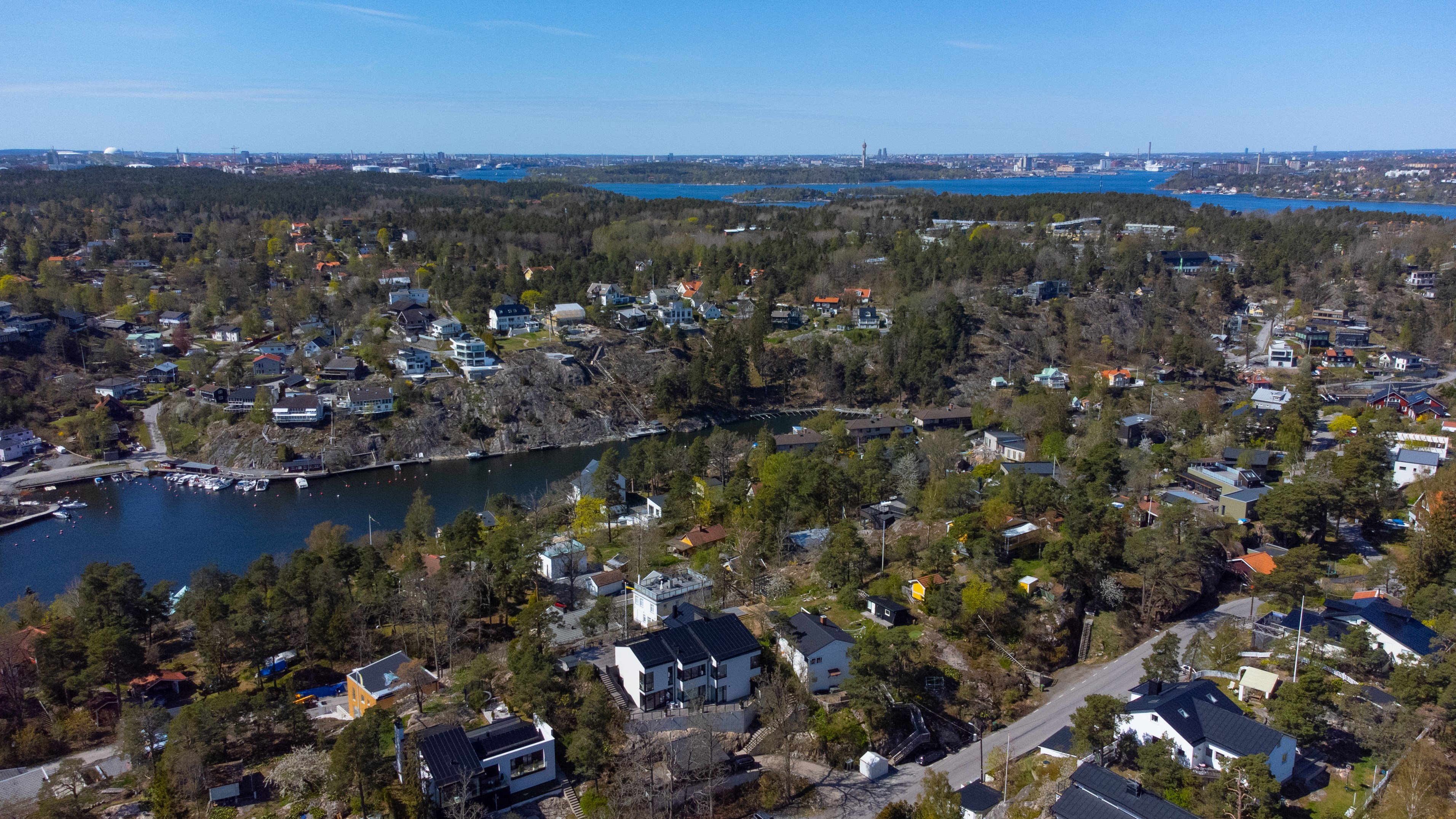 Bostadsbild från Njordvägen 20, Såld i Björknäs, Nacka