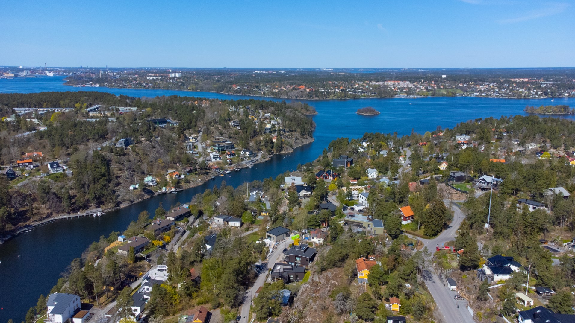 Bostadsbild från Njordvägen 20, Såld i Björknäs, Nacka
